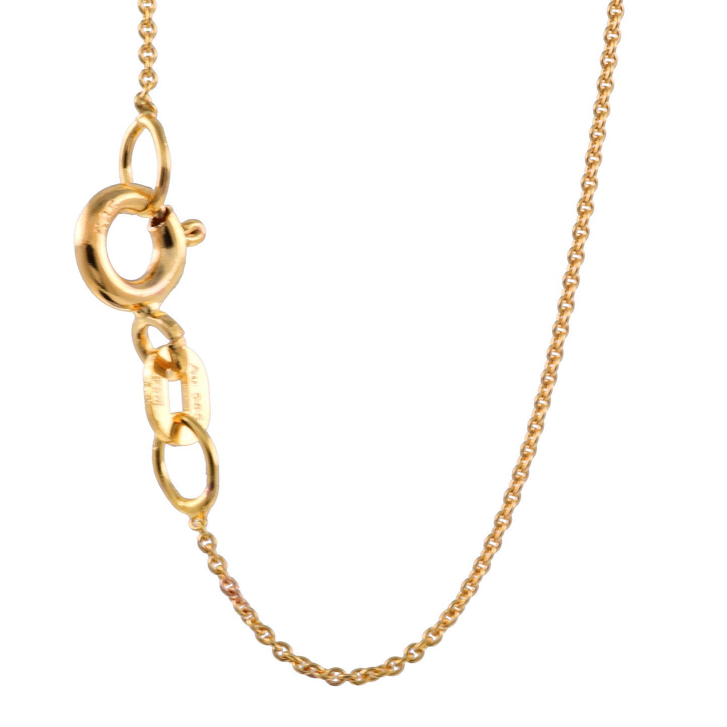 Ankerkette rund Halskette 585 - 14 Karat Gold Auswahl