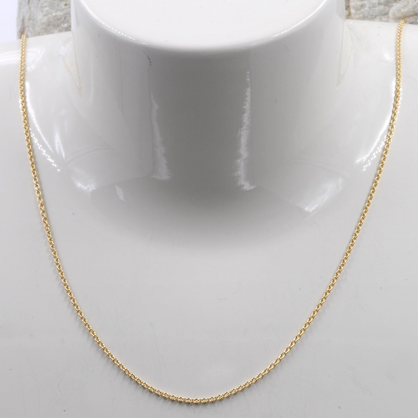 Ankerkette rund Halskette 585 - 14 Karat Gold Auswahl