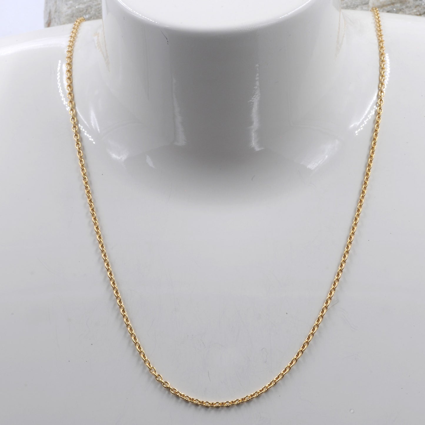 Ankerkette rund Halskette 750 - 18 Karat Gold Auswahl