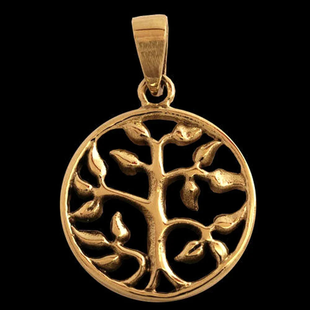 Bronzeanhänger Schmuck - Baum - 31x21mm