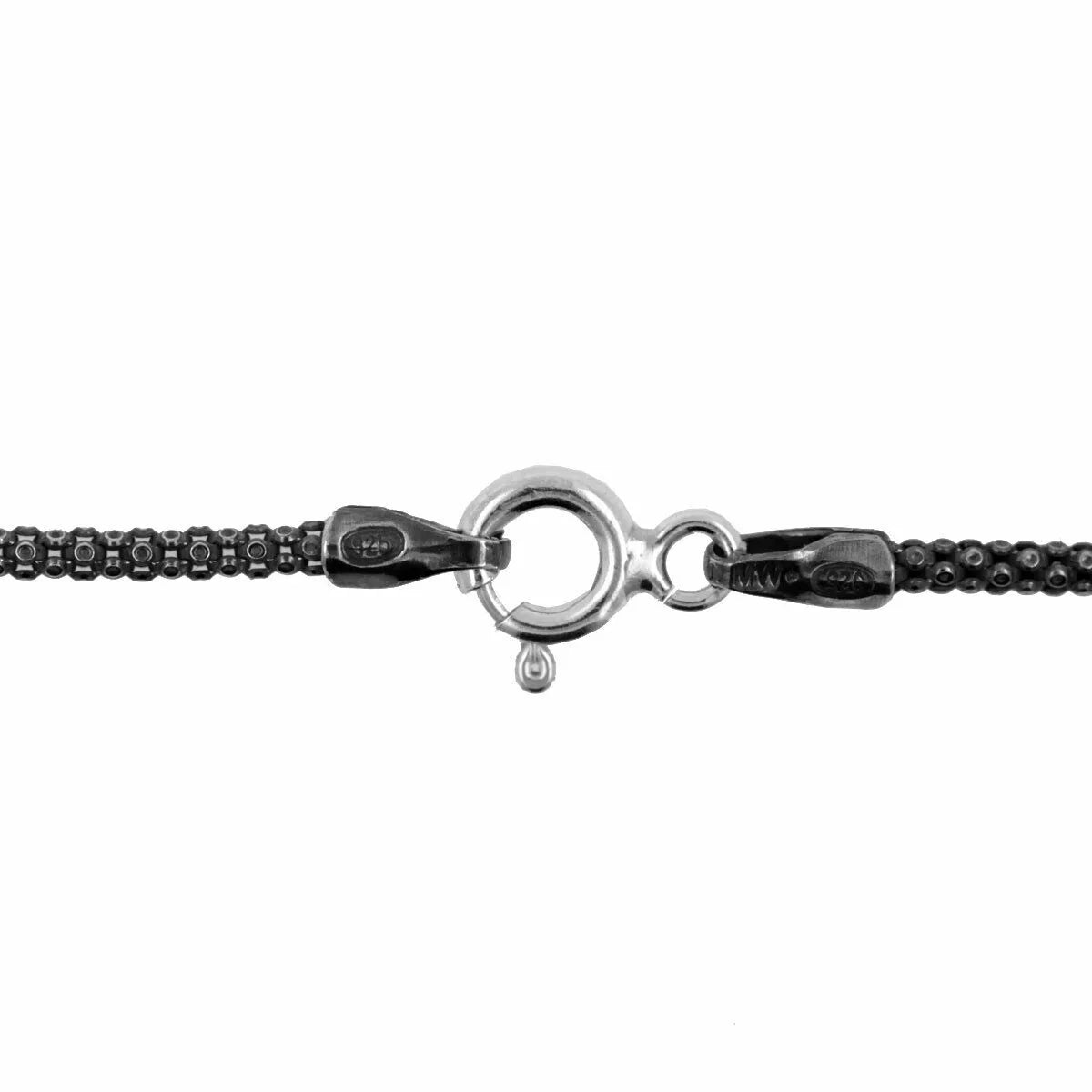 Dunkle Silberketten Mittelalter 925 Silber Kette Halskette fein-m