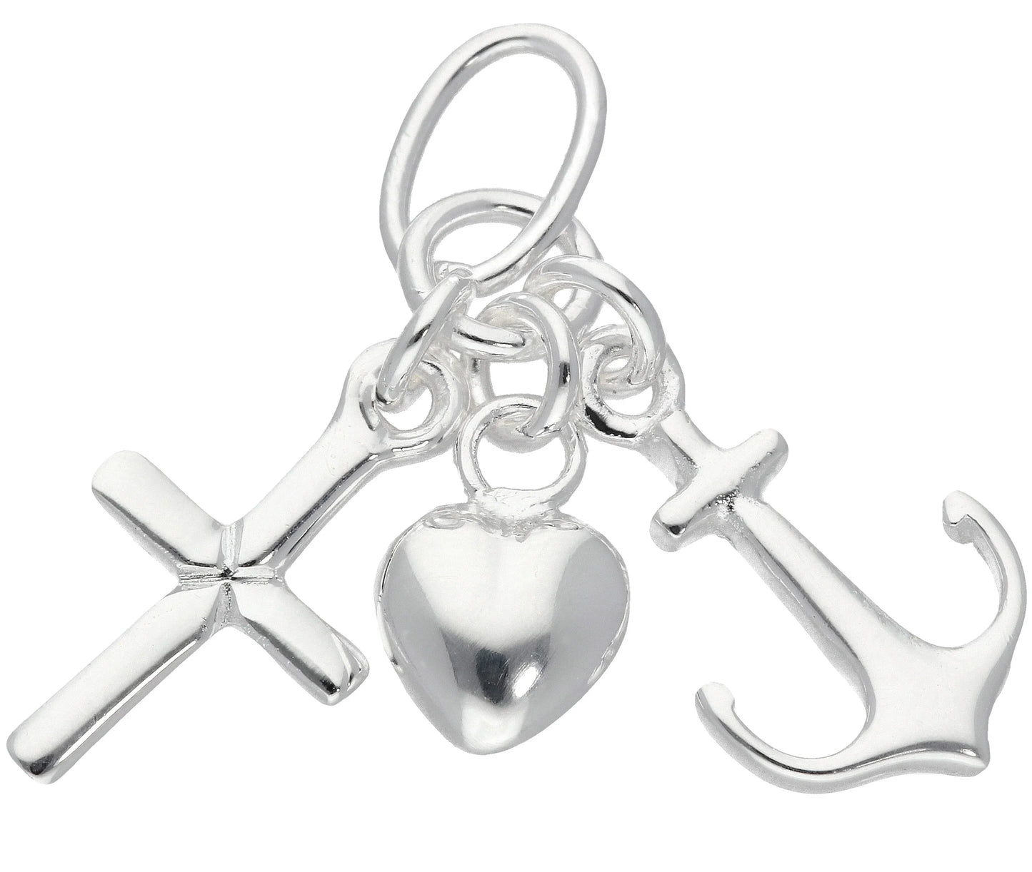 Anhänger Glaube-Liebe-Hoffnung 925 Silber