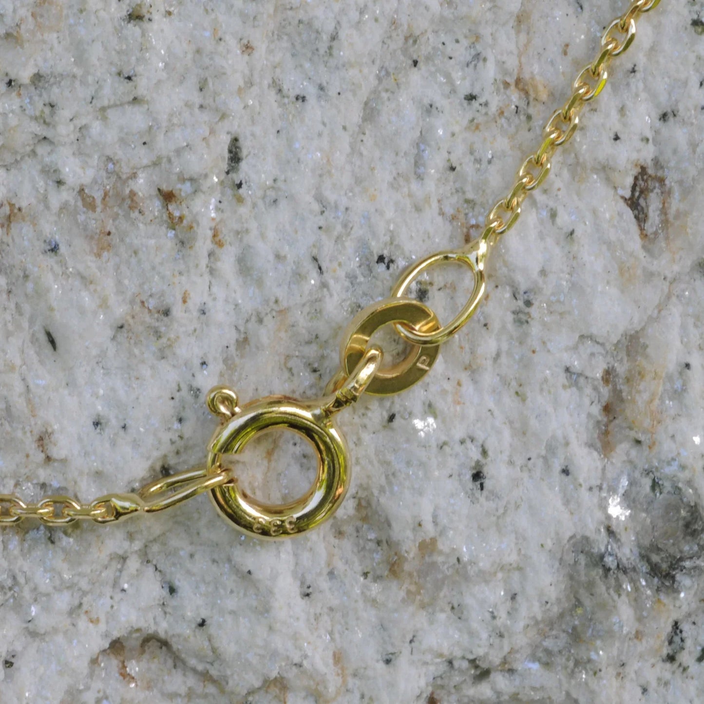 Ankerkette diamantiert Länge 60cm - Breite 1,2mm - 333-8 Karat Gold