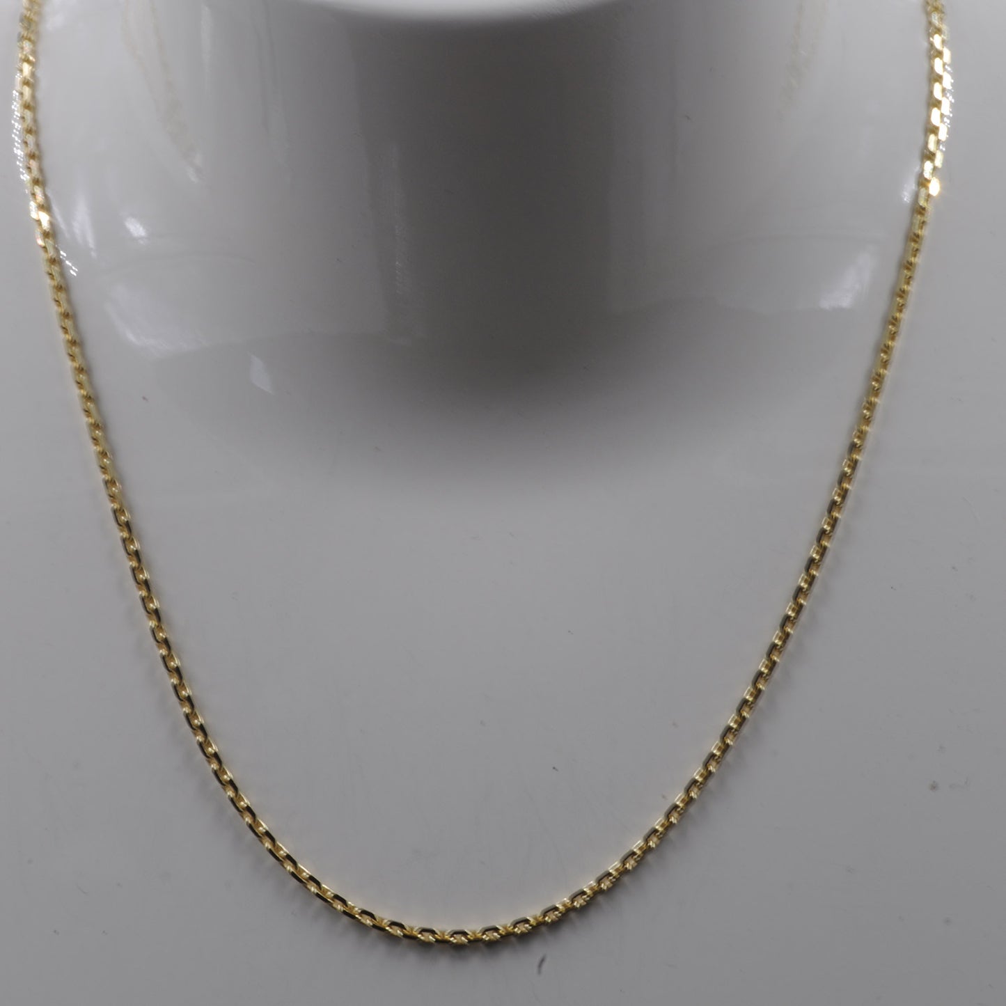 Ankerkette diamantiert Halskette - 333 - 8 Karat Gold