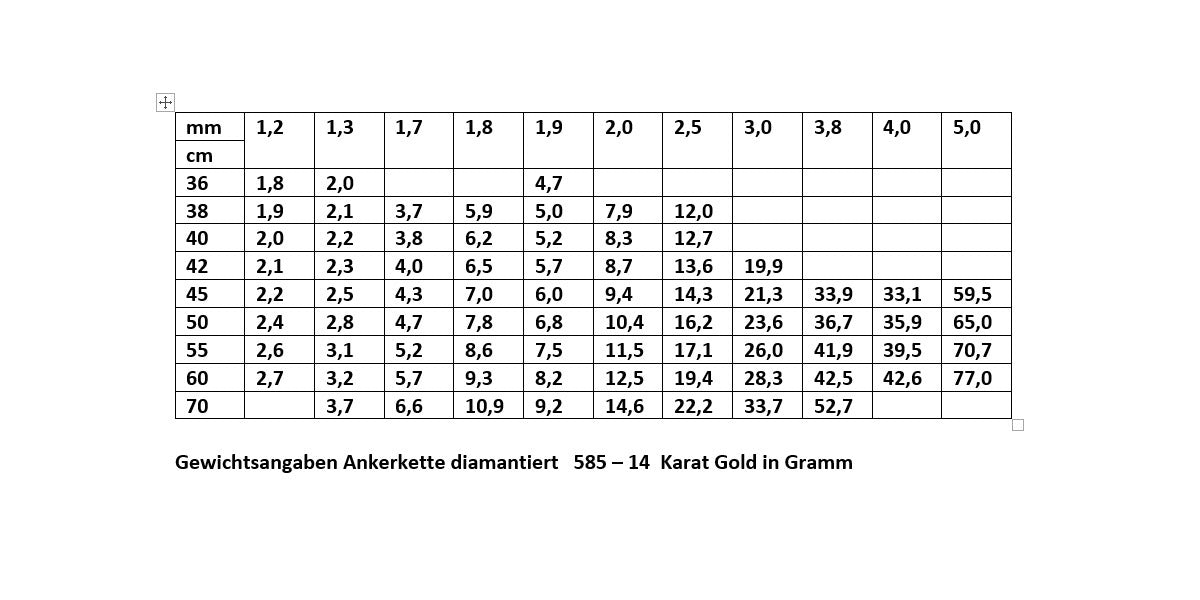 Ankerkette diamantiert Halskette - 585 - 14 Karat Gold