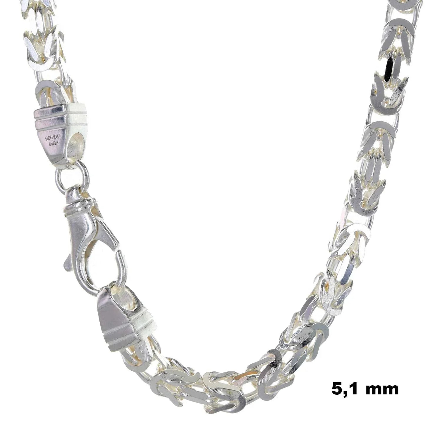 Königskette Halskette 925 Sterlingsilber Auswahl