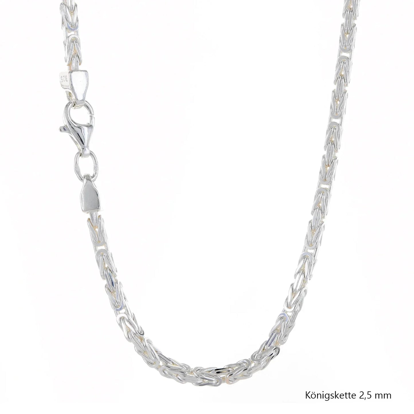 Königskette Halskette 925 Sterlingsilber Auswahl