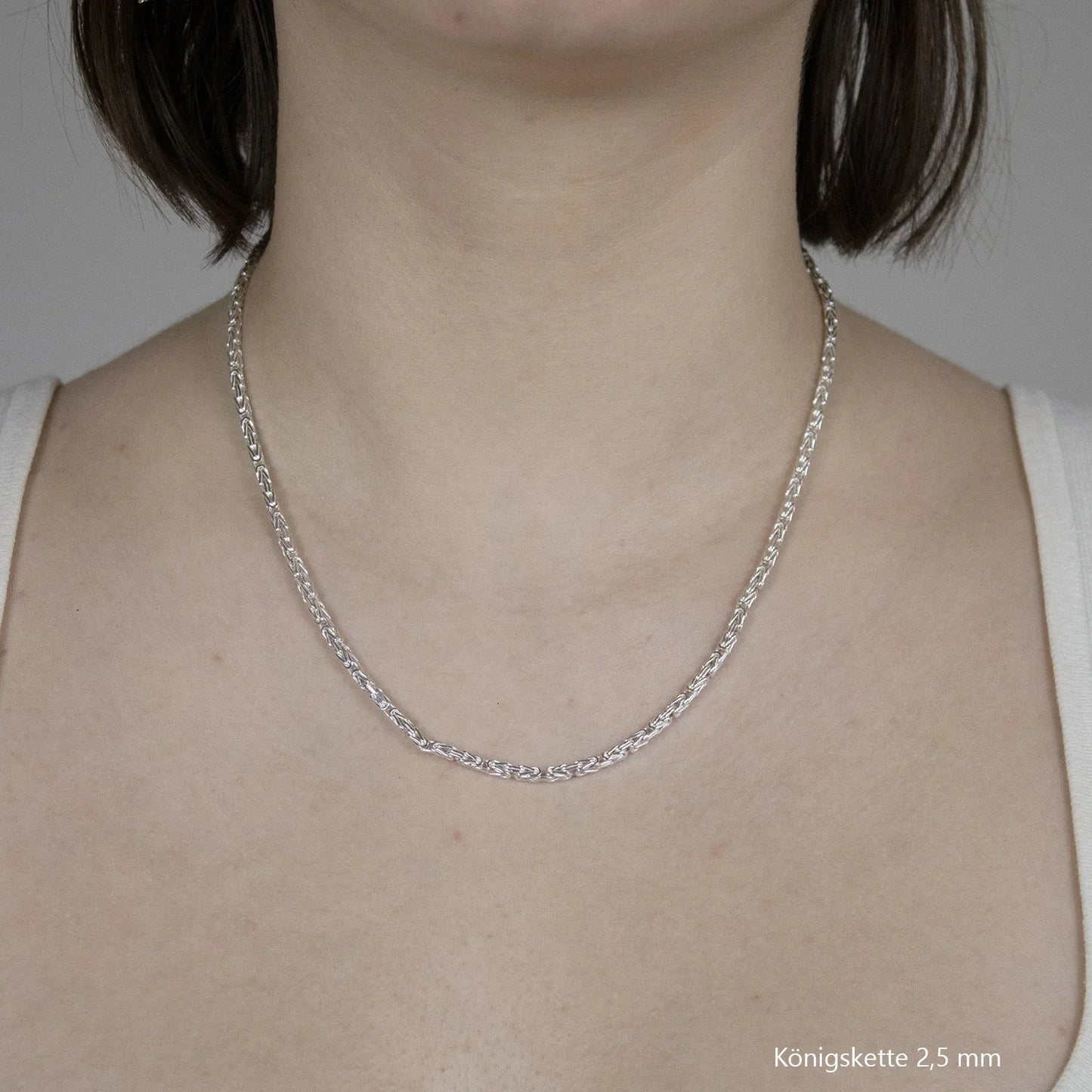 Königskette Halskette 925 Sterlingsilber Auswahl