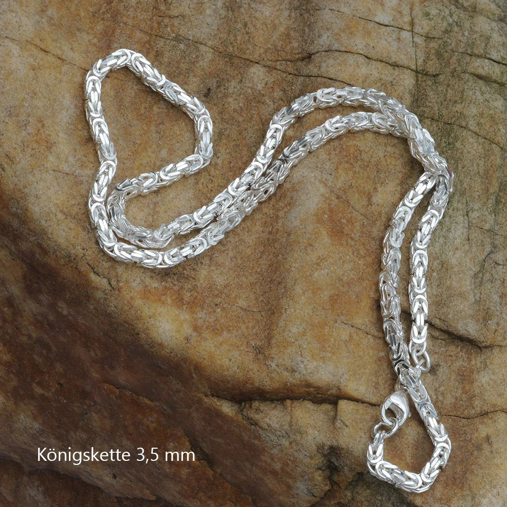 Königskette Halskette 925 Sterlingsilber Auswahl