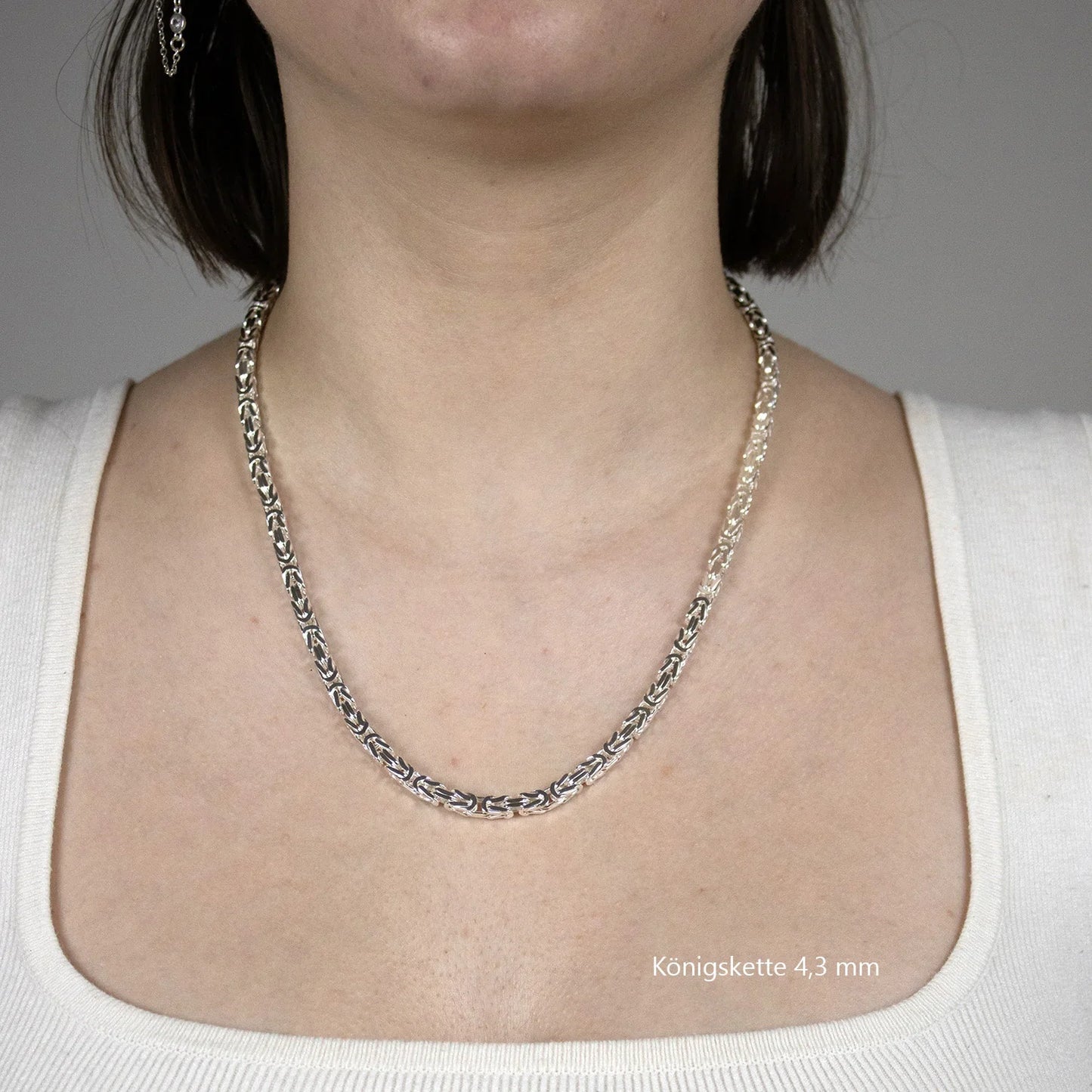 Königskette Halskette 925 Sterlingsilber Auswahl