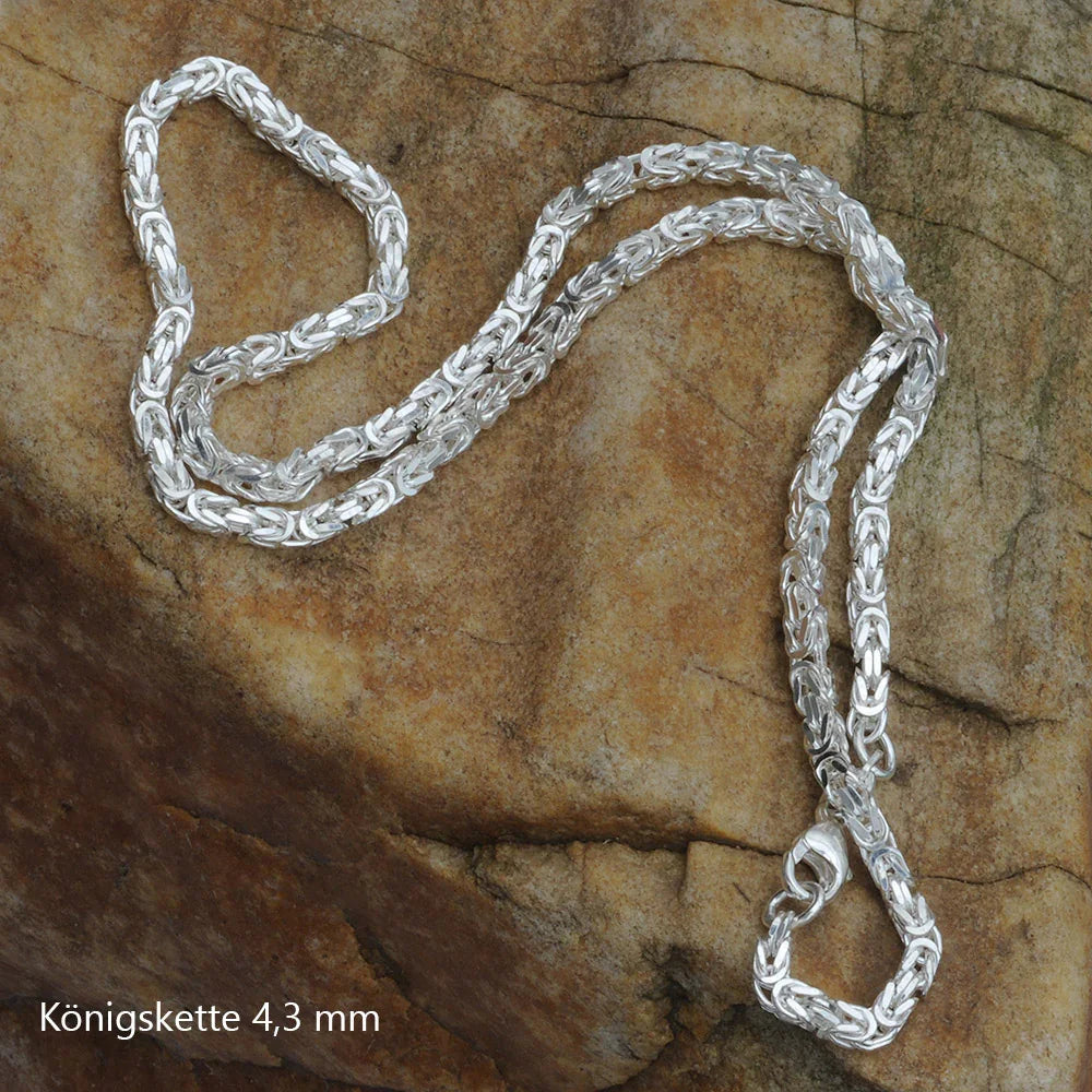 Königskette Halskette 925 Sterlingsilber Auswahl