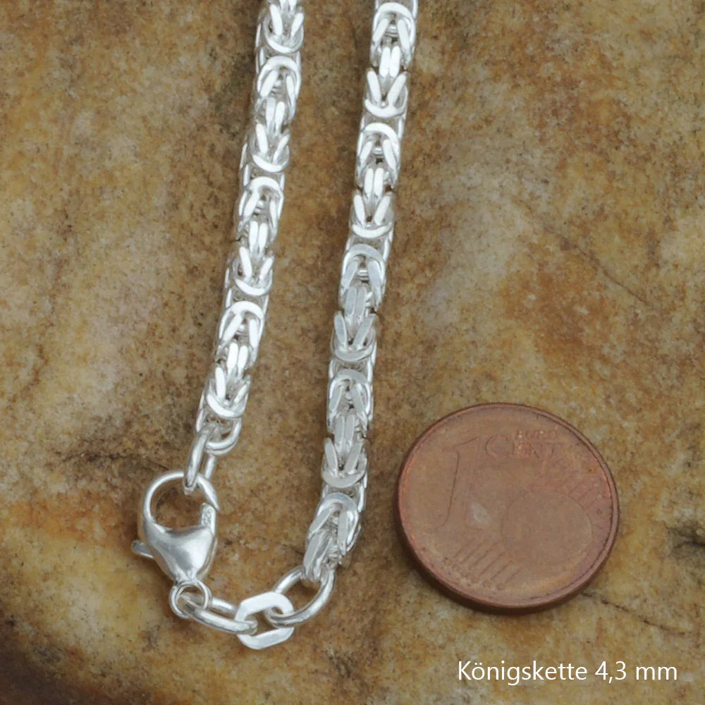 Königskette Halskette 925 Sterlingsilber Auswahl