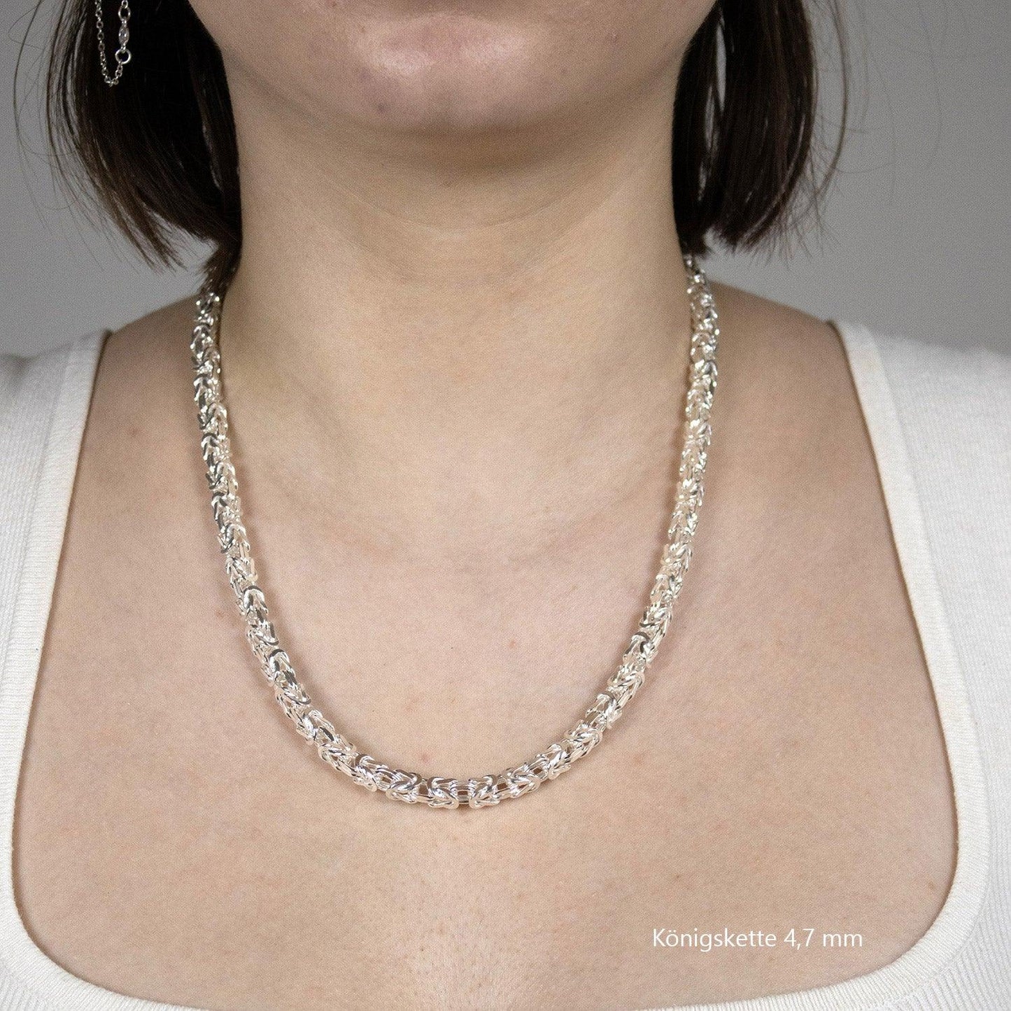 Königskette Halskette 925 Sterlingsilber Auswahl