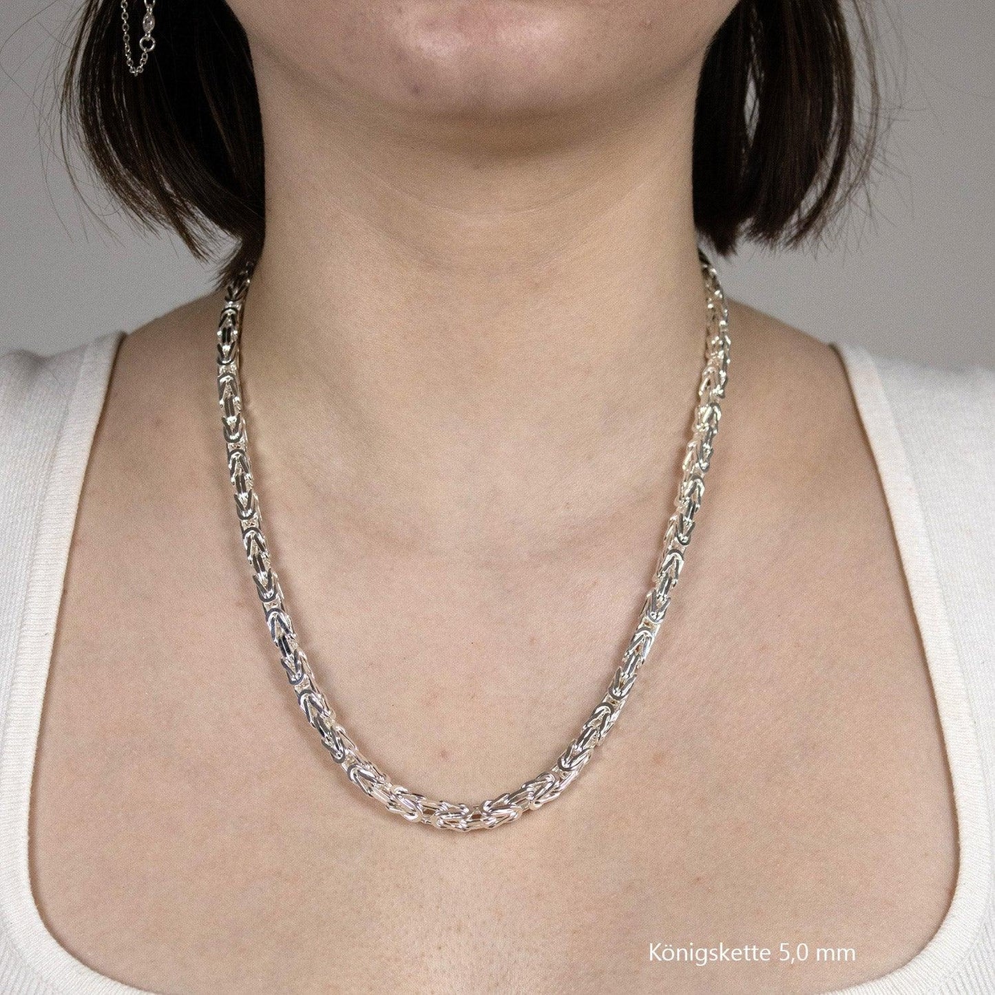 Königskette Halskette 925 Sterlingsilber Auswahl