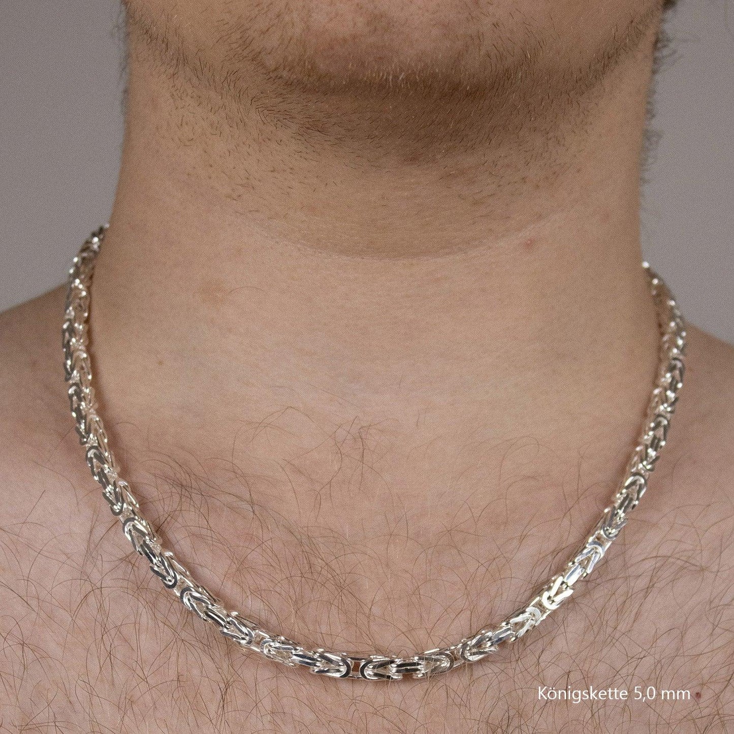 Königskette Halskette 925 Sterlingsilber Auswahl