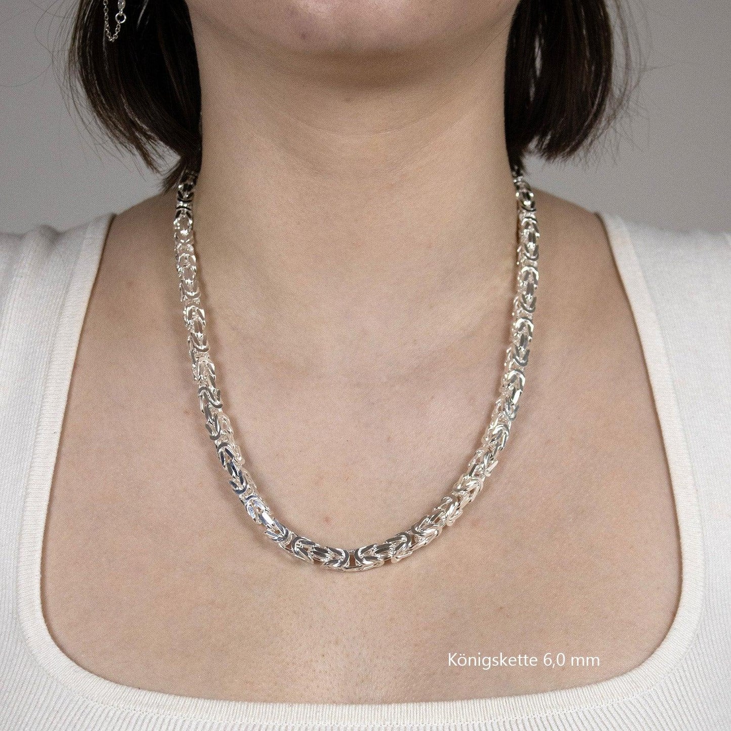 Königskette Halskette 925 Sterlingsilber Auswahl