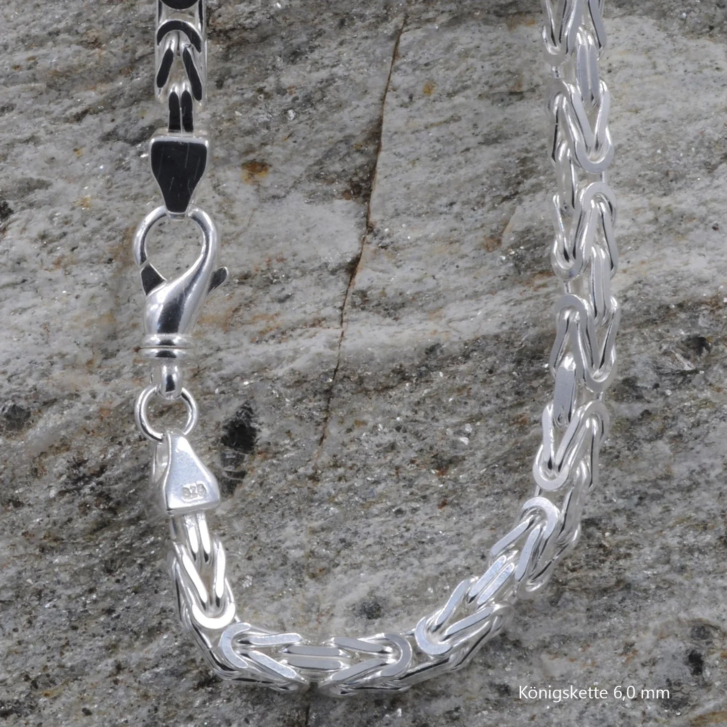 Königskette Halskette 925 Sterlingsilber Auswahl