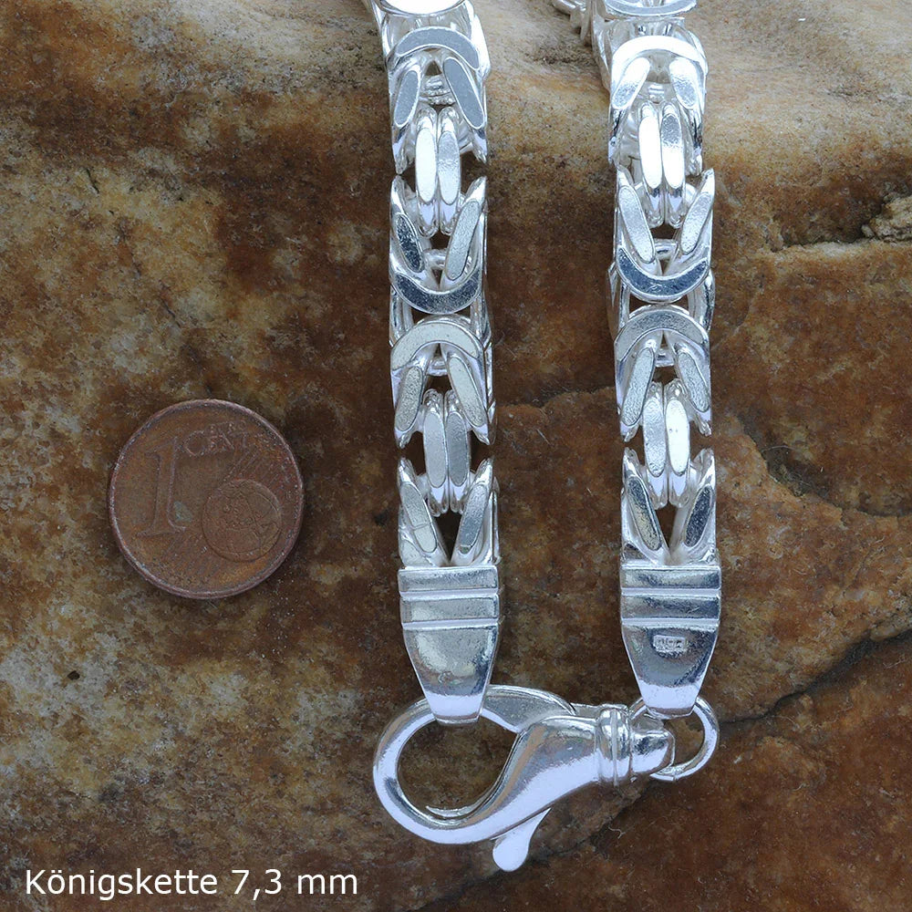 Königskette Halskette 925 Sterlingsilber Auswahl