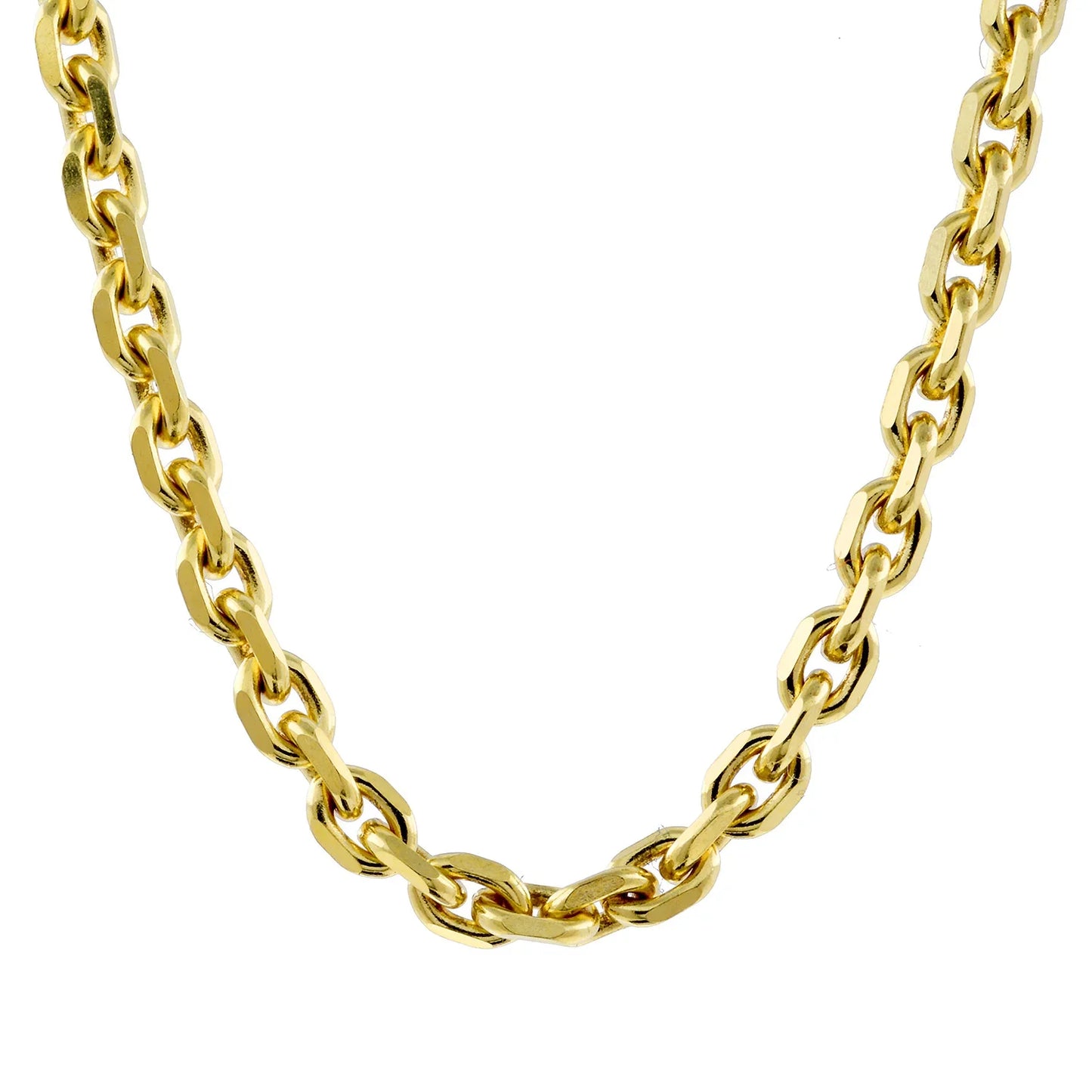 Ankerkette diamantiert Länge 70cm - Breite 1,9mm - 333-8 Karat Gold