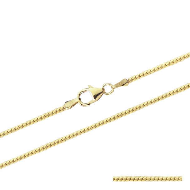 1,4 mm 45 cm 333 - 8 Karat Gold Halskette Panzerkette massiv Gold hochwertige Goldkette  2,6 g