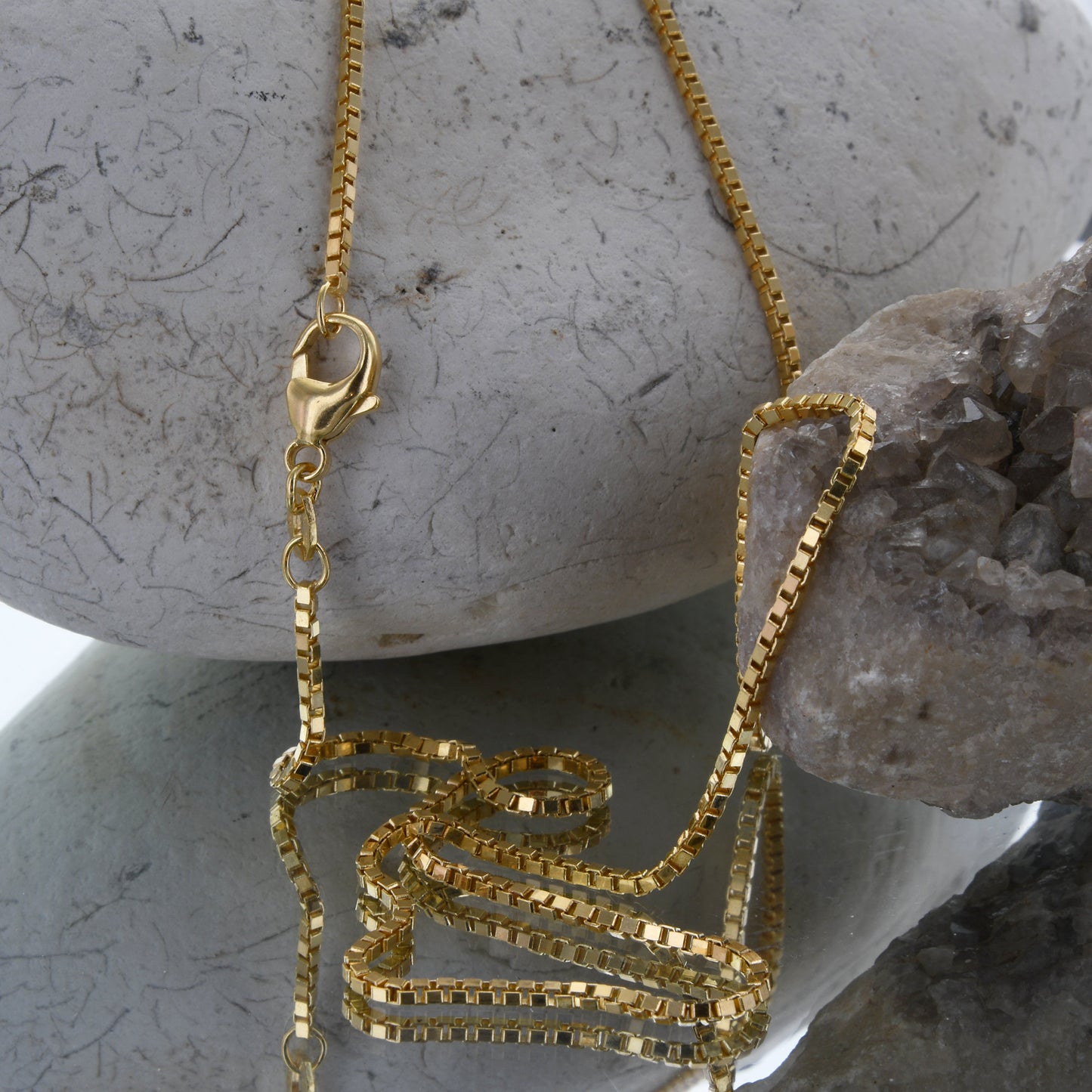 Goldkette Venezianerkette Länge 42cm - Breite 1,4mm - 750-18 Karat Gol