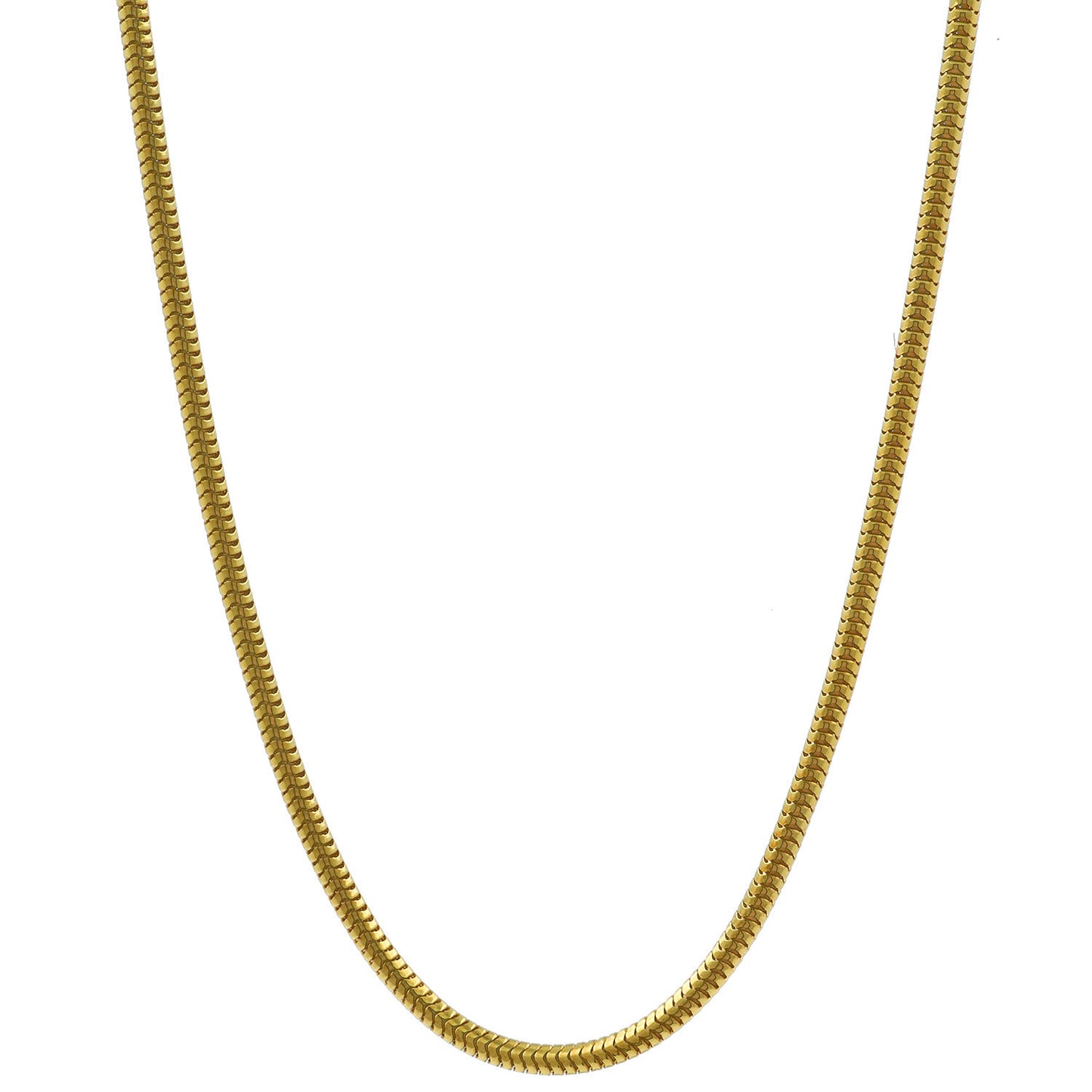 Edle Massive Goldkette Schlangenkette rund Halskette 333- 8 Karat Gold