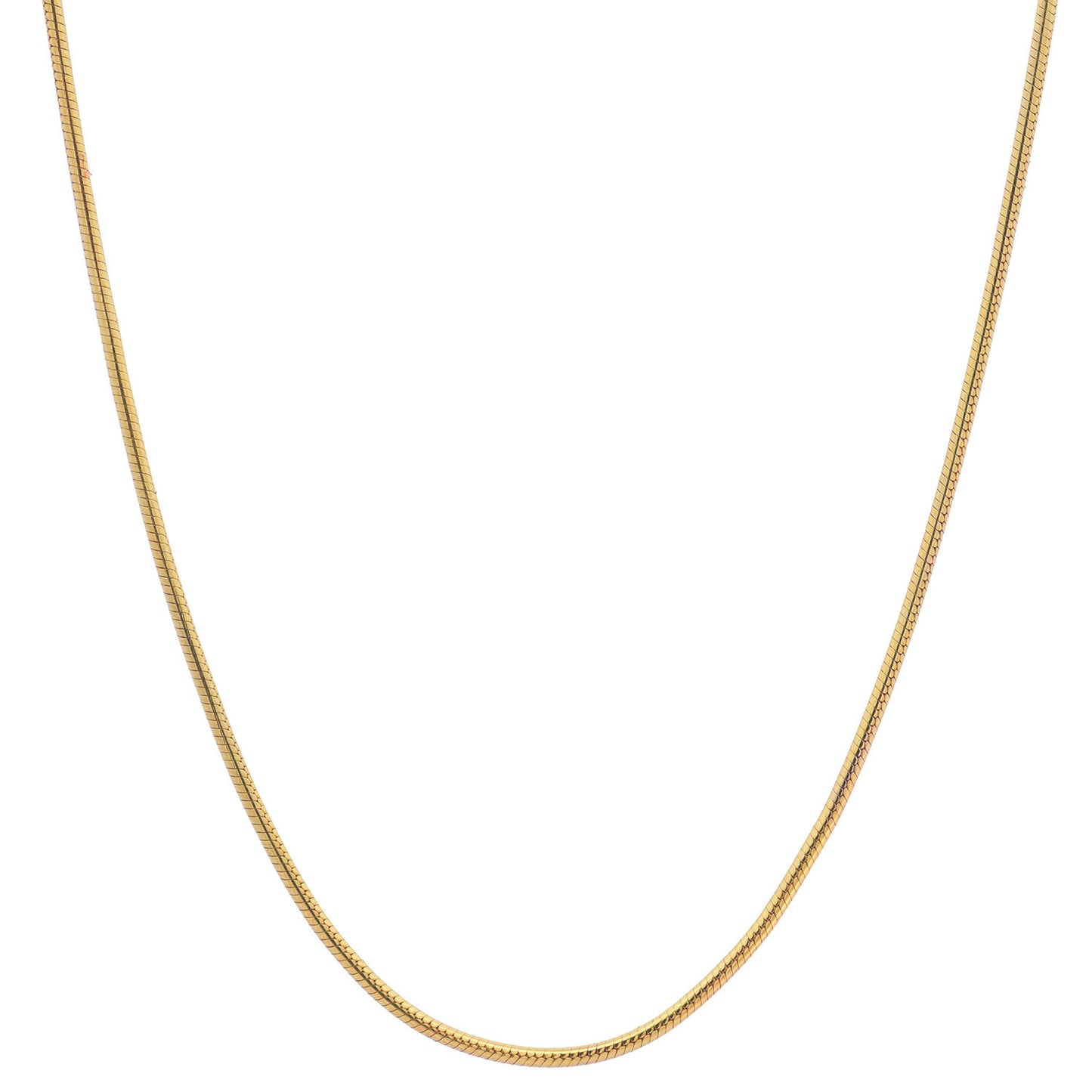 Edle Massive Goldkette Schlangenkette rund Halskette 333- 8 Karat Gold