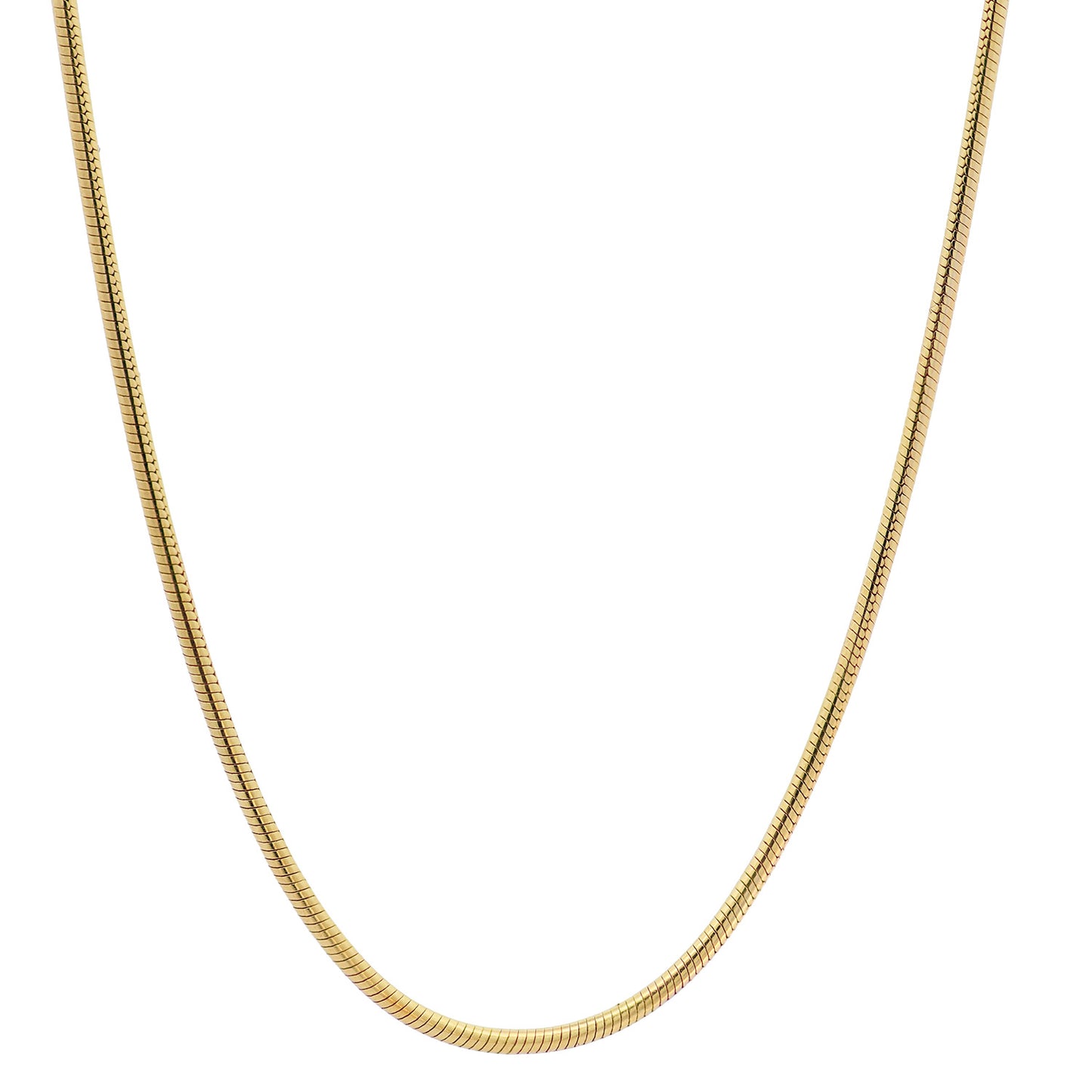 Edle Massive Goldkette Schlangenkette rund Halskette 333- 8 Karat Gold