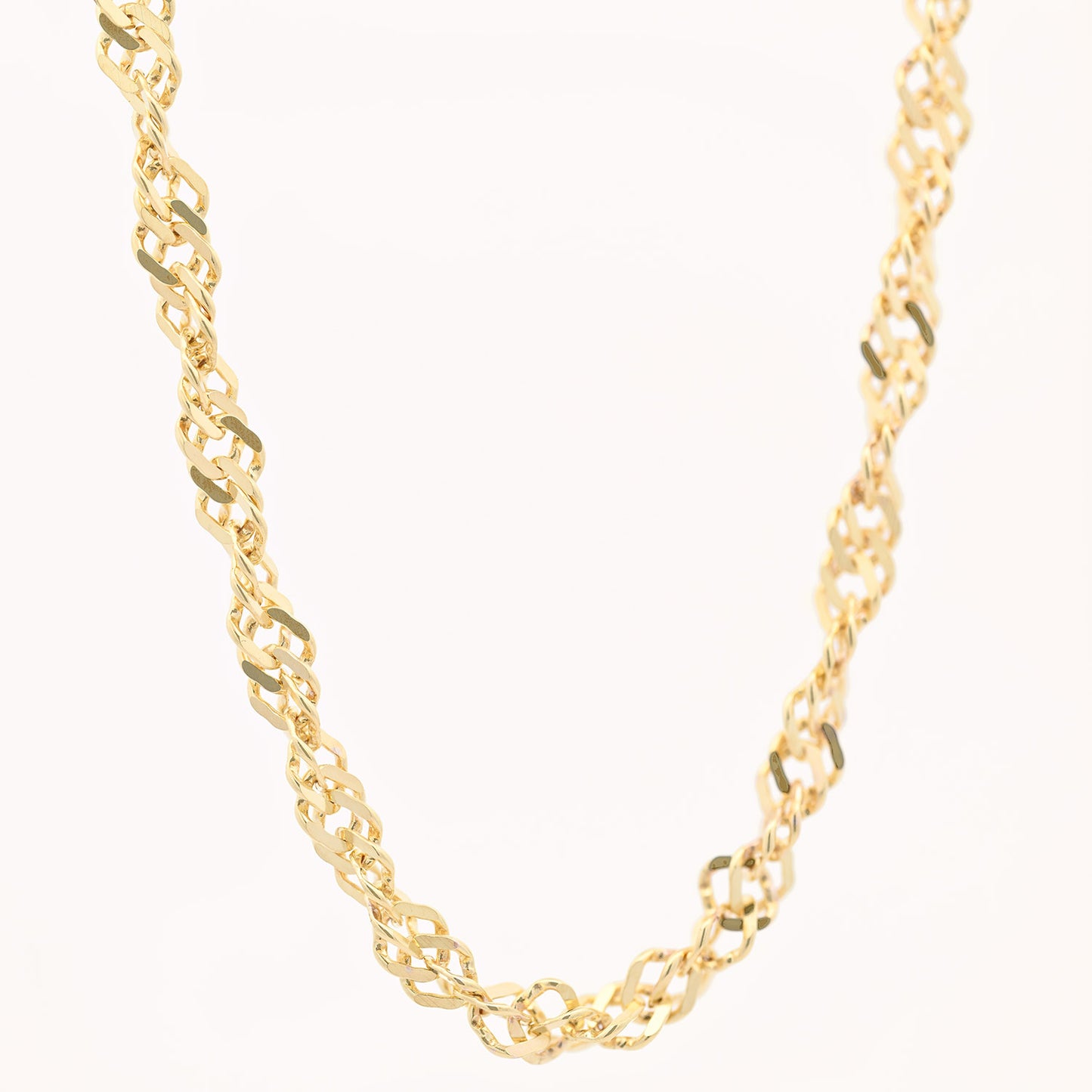 Singapurkette Halskette 333 - 8 Karat Gold Auswahl