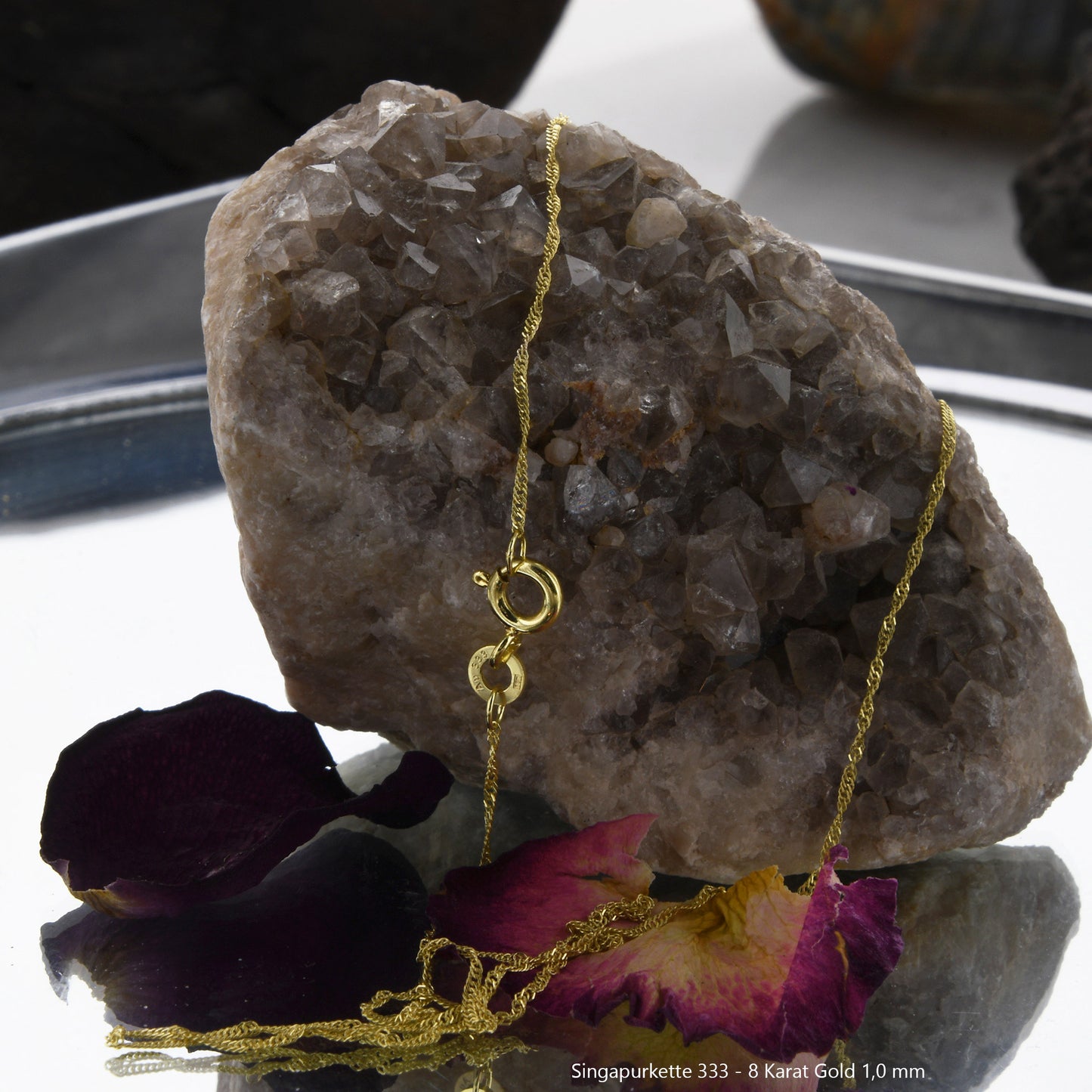 Singapurkette Halskette 333 - 8 Karat Gold Auswahl
