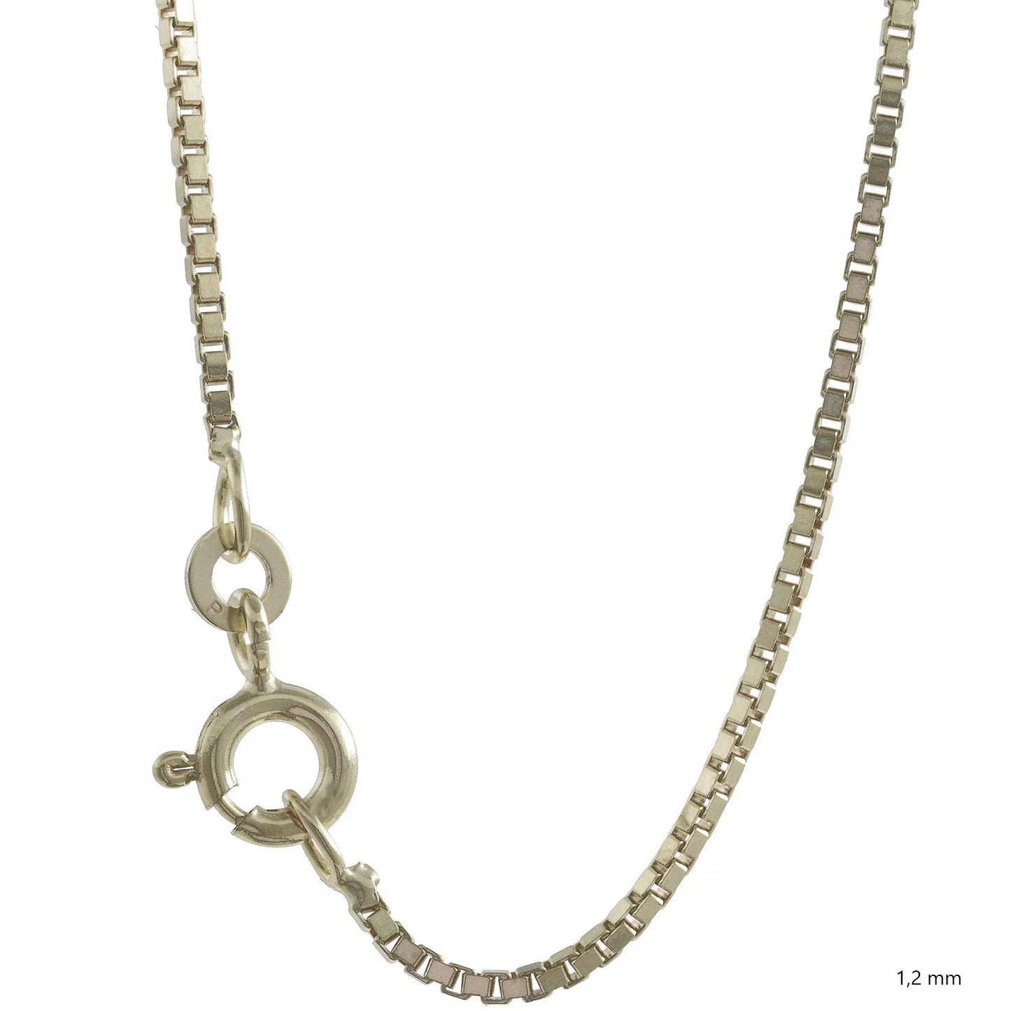 Silberkette Echt 925 Sterlingsilber Venezianerkette Silber Halskette - Damenkette und Herrenkette Made in Germany