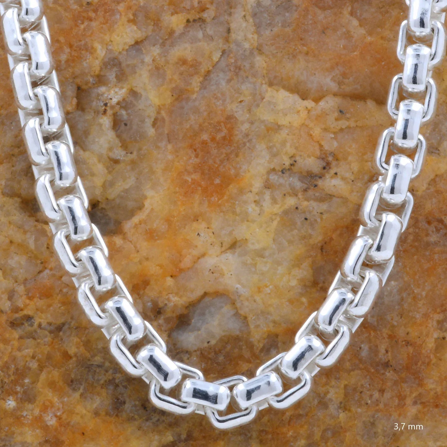 Silberkette Echt 925 Sterlingsilber Venezianerkette Silber Halskette - Damenkette und Herrenkette Made in Germany