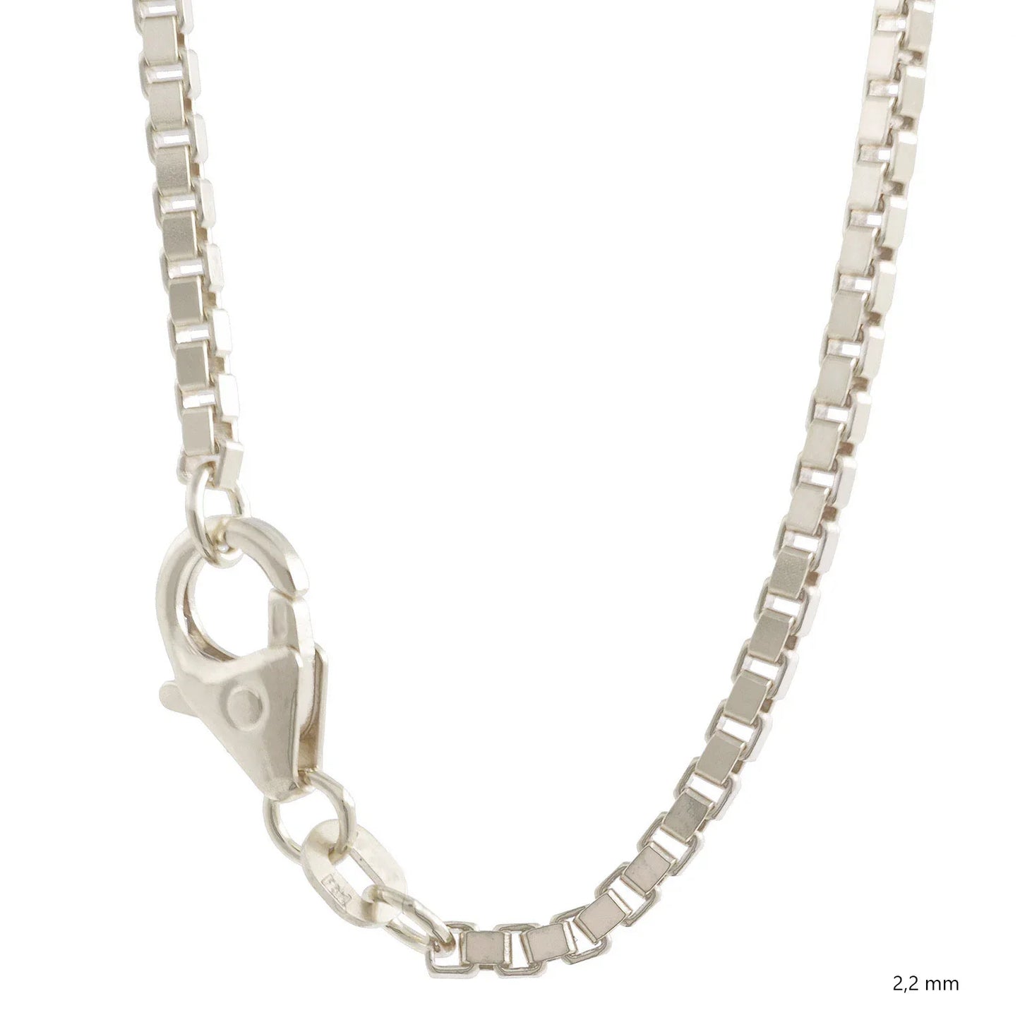 Silberkette Echt 925 Sterlingsilber Venezianerkette Silber Halskette - Damenkette und Herrenkette Made in Germany