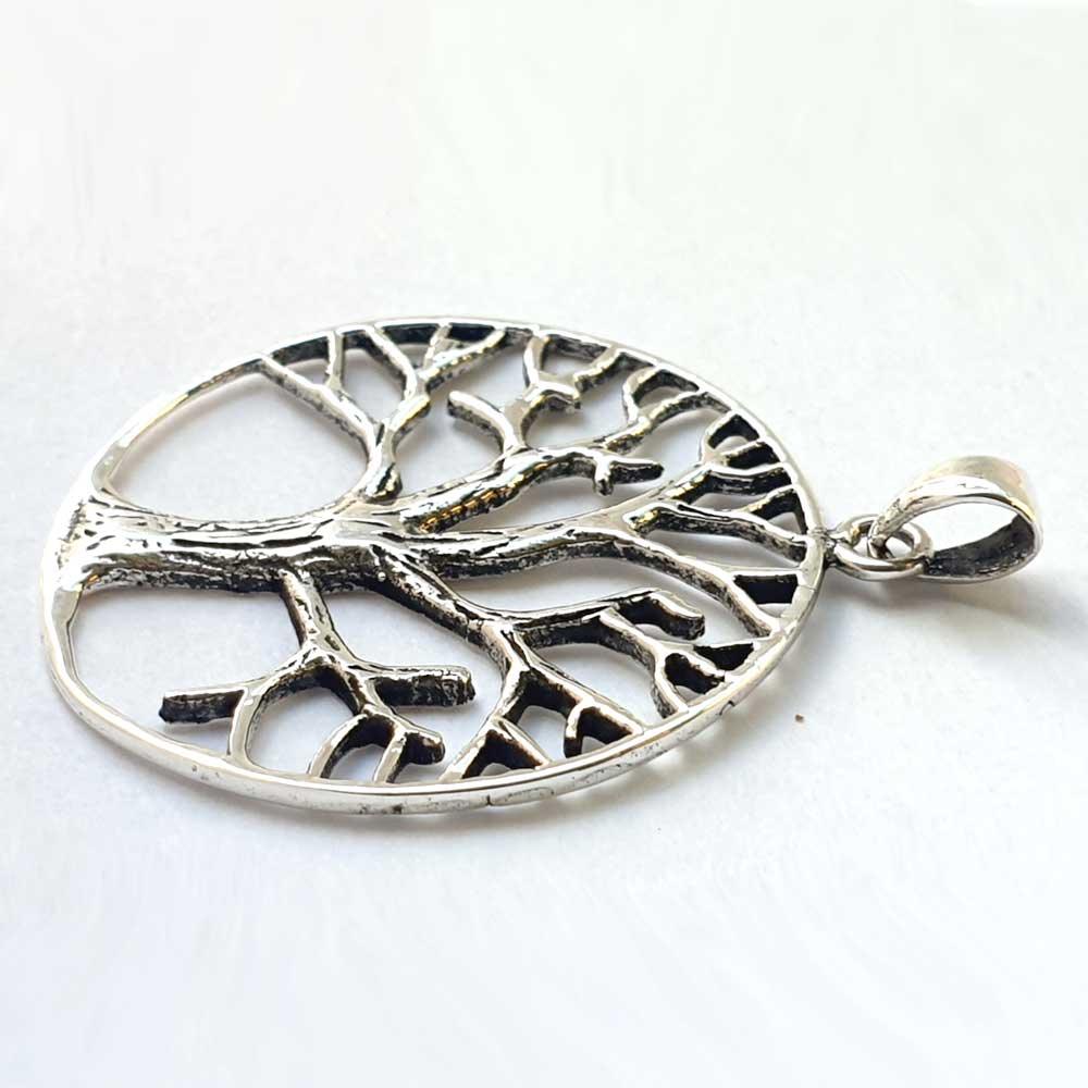 Anhänger Baum Lebensbaum 925 Silber 2,7 cm keltischer Silberschmuck