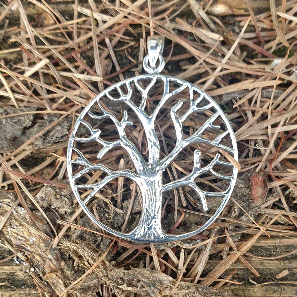 Anhänger Baum Lebensbaum 925 Silber 2,7 cm keltischer Silberschmuck