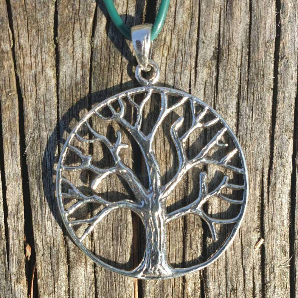Anhänger Baum Lebensbaum 925 Silber 2,7 cm keltischer Silberschmuck