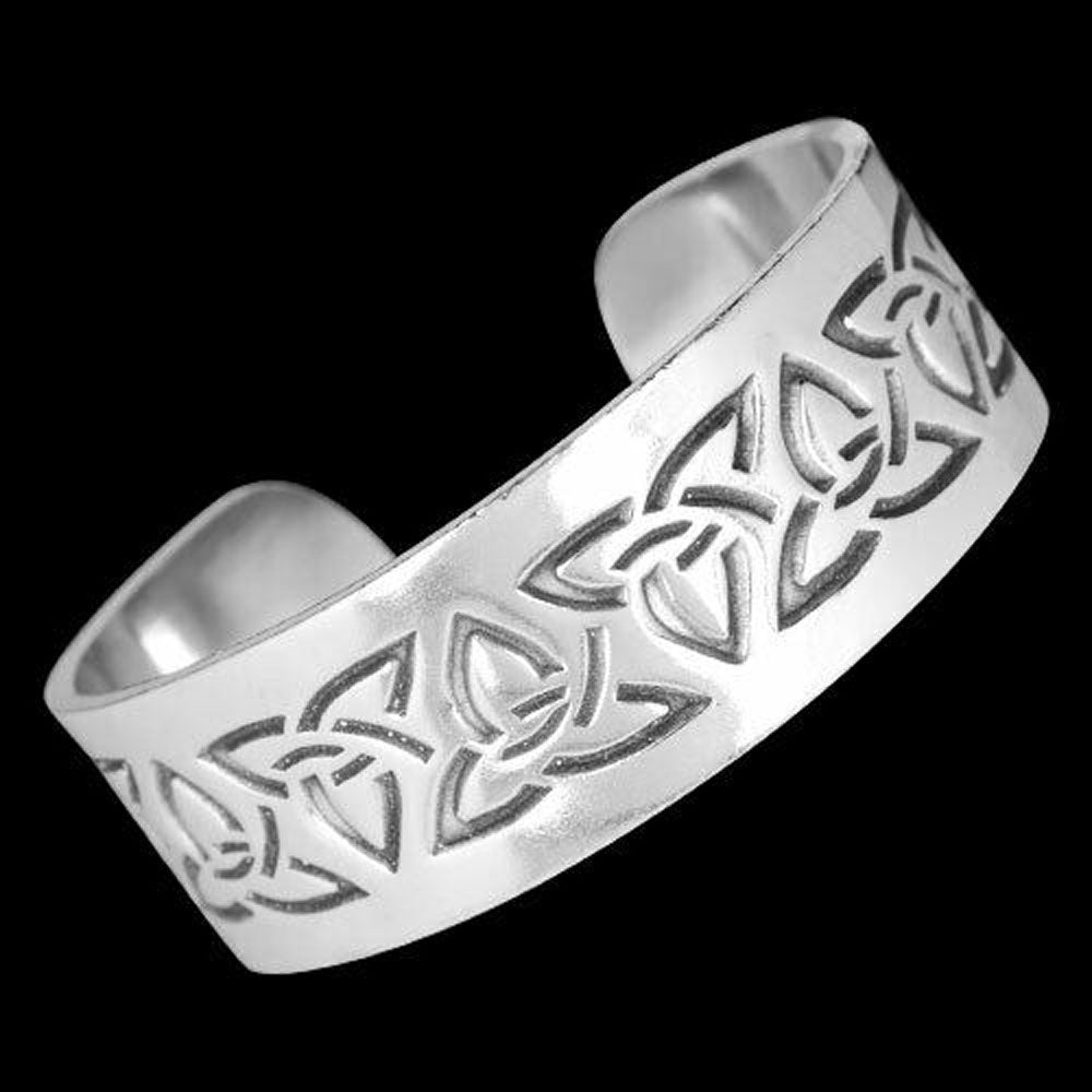 Armreif Keltischer Knoten Zinn Schmuck breit