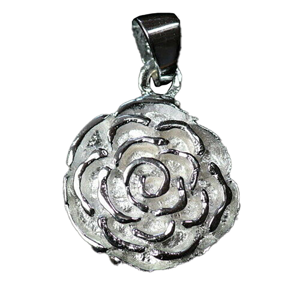 Rose Schmuck Anhänger 925er Silber Blume