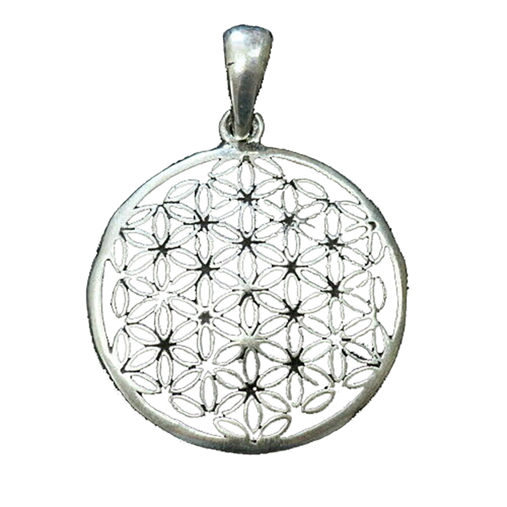 Blume des Lebens Schmuck Anhänger 925er Silber