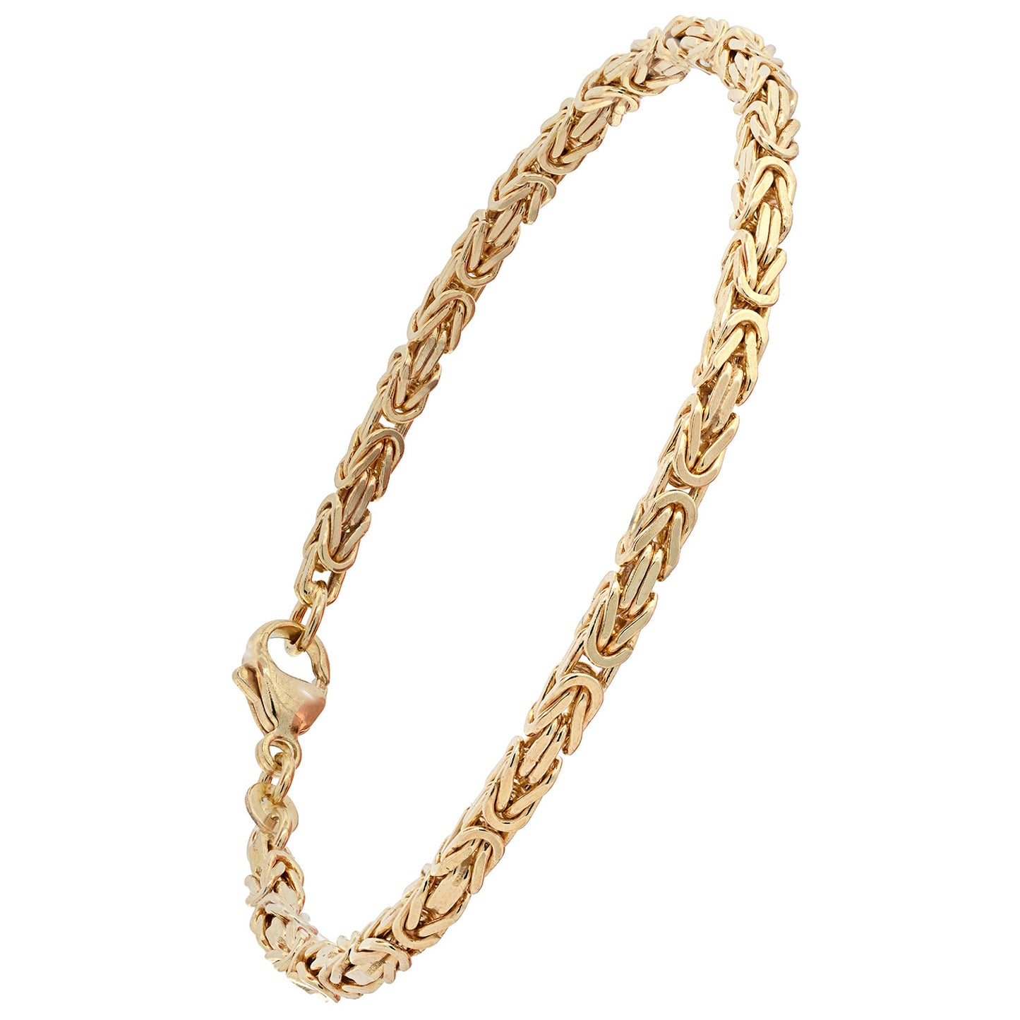 Goldarmband Königskette Armkette Breite 3,2 mm massiv 333-8 Karat Gold