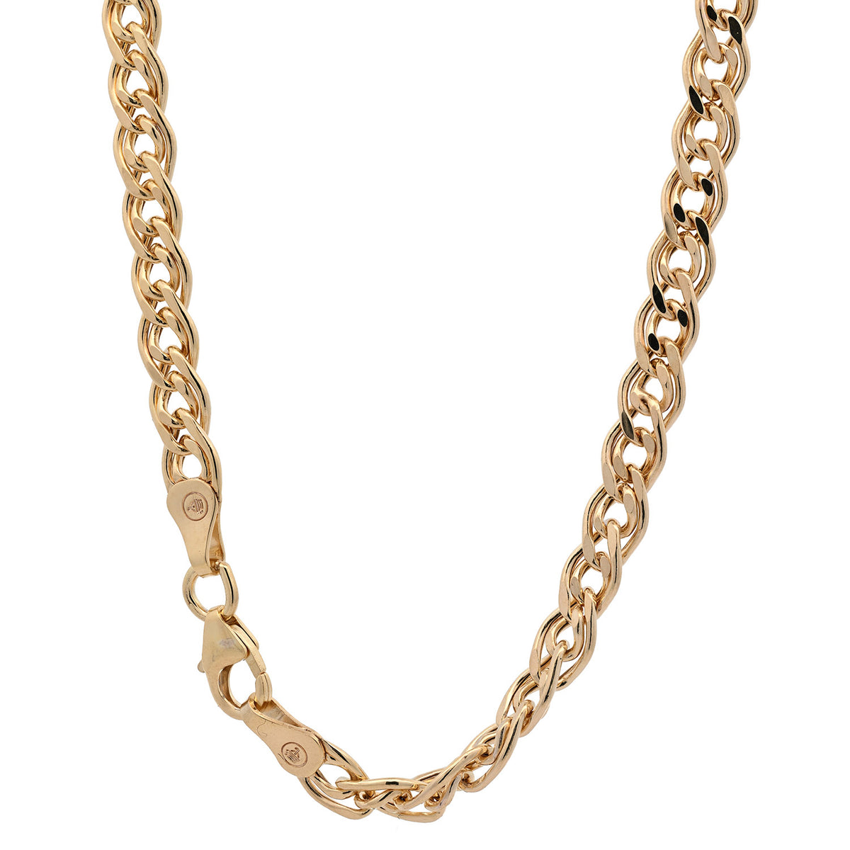 Goldkette Zwillingspanzerkette hohl Armkette 4,8 mm 375 - 9 Karat Gold