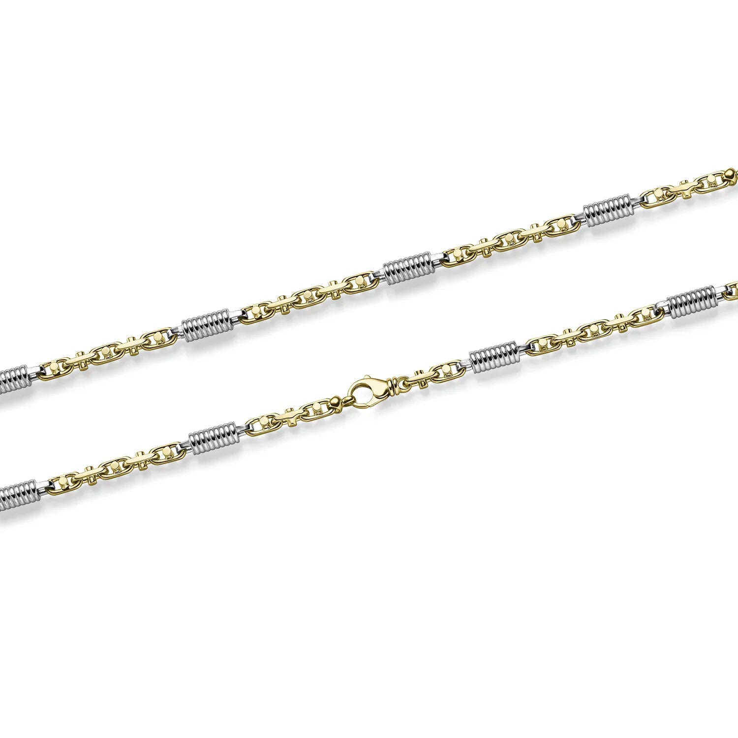 Goldkette Monte Carlo Halskette Breite 7,0 mm massiv 585-14 Karat Gold