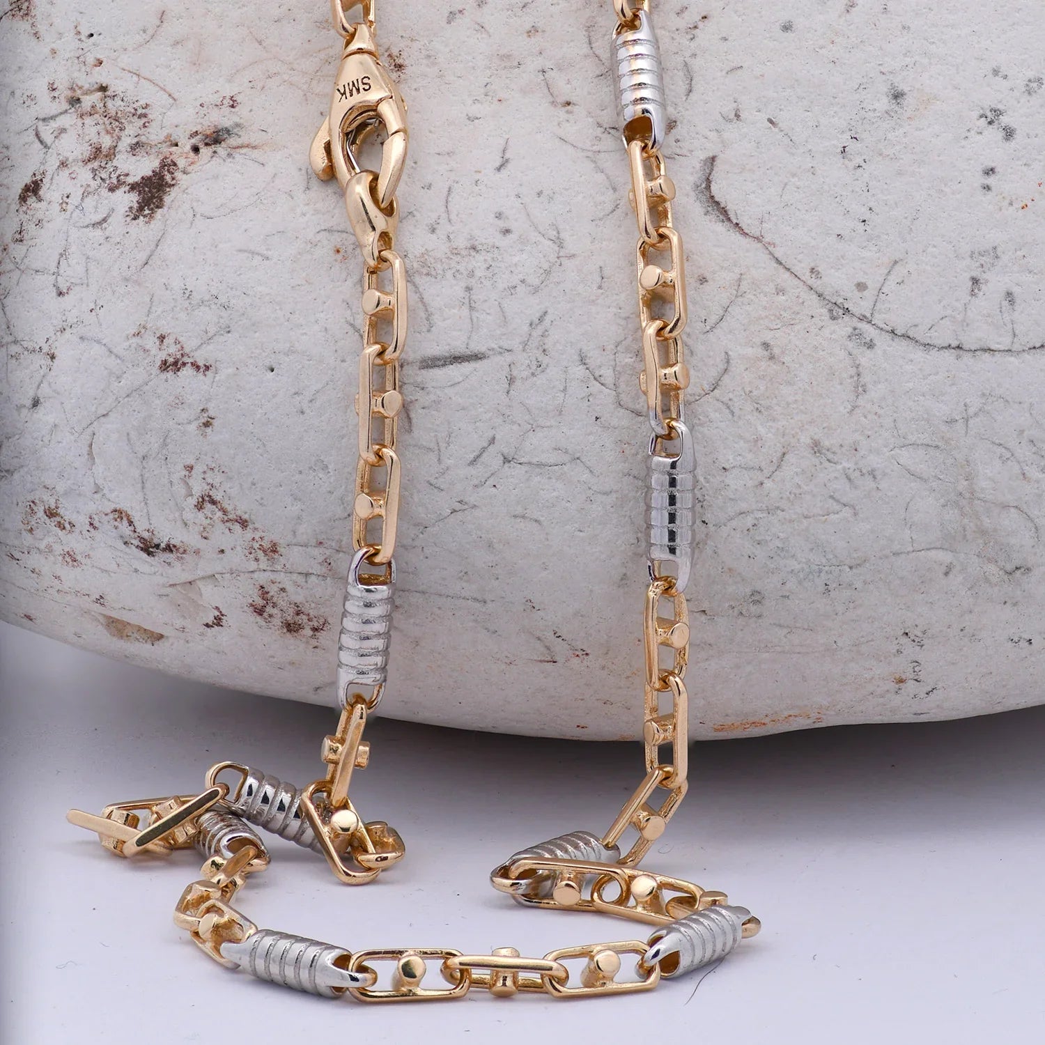 Goldkette Monte Carlo Halskette Breite 2,5 mm massiv 585-14 Karat Gold