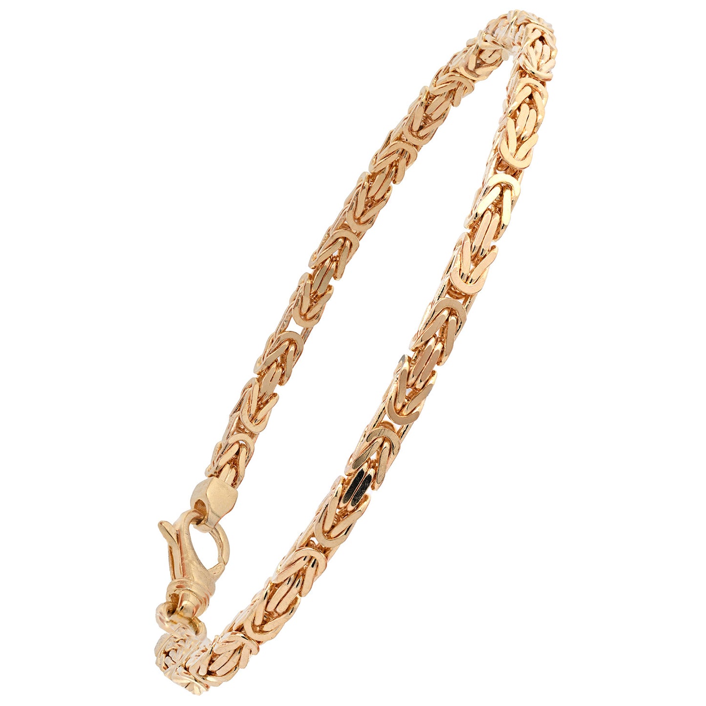 Goldarmband Königskette Armkette Breite 2,5mm massiv 750-18 Karat Gold