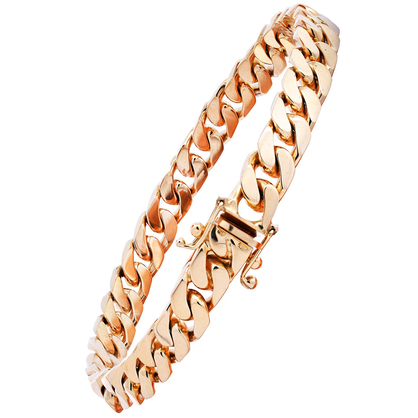 Goldkette Panzerkette Länge 21cm - Breite 7,0mm - 585-14 Karat Gold