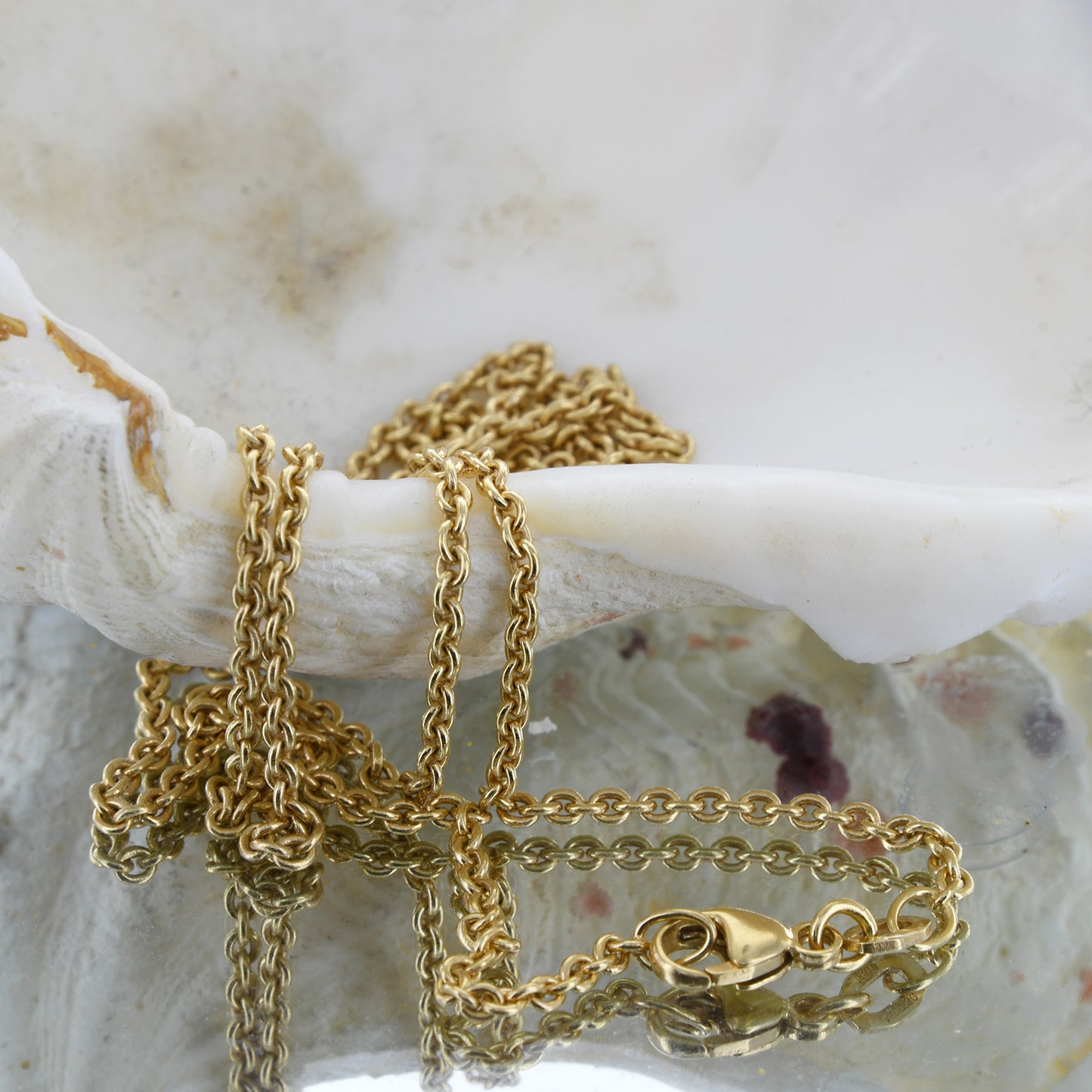 Ankerkette rund Halskette 750 - 18 Karat Gold Auswahl