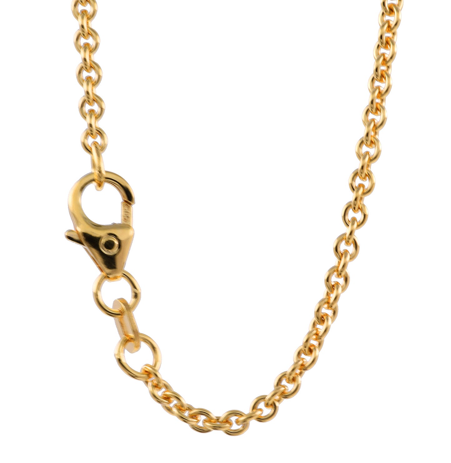 Ankerkette rund Halskette 585 - 14 Karat Gold Auswahl