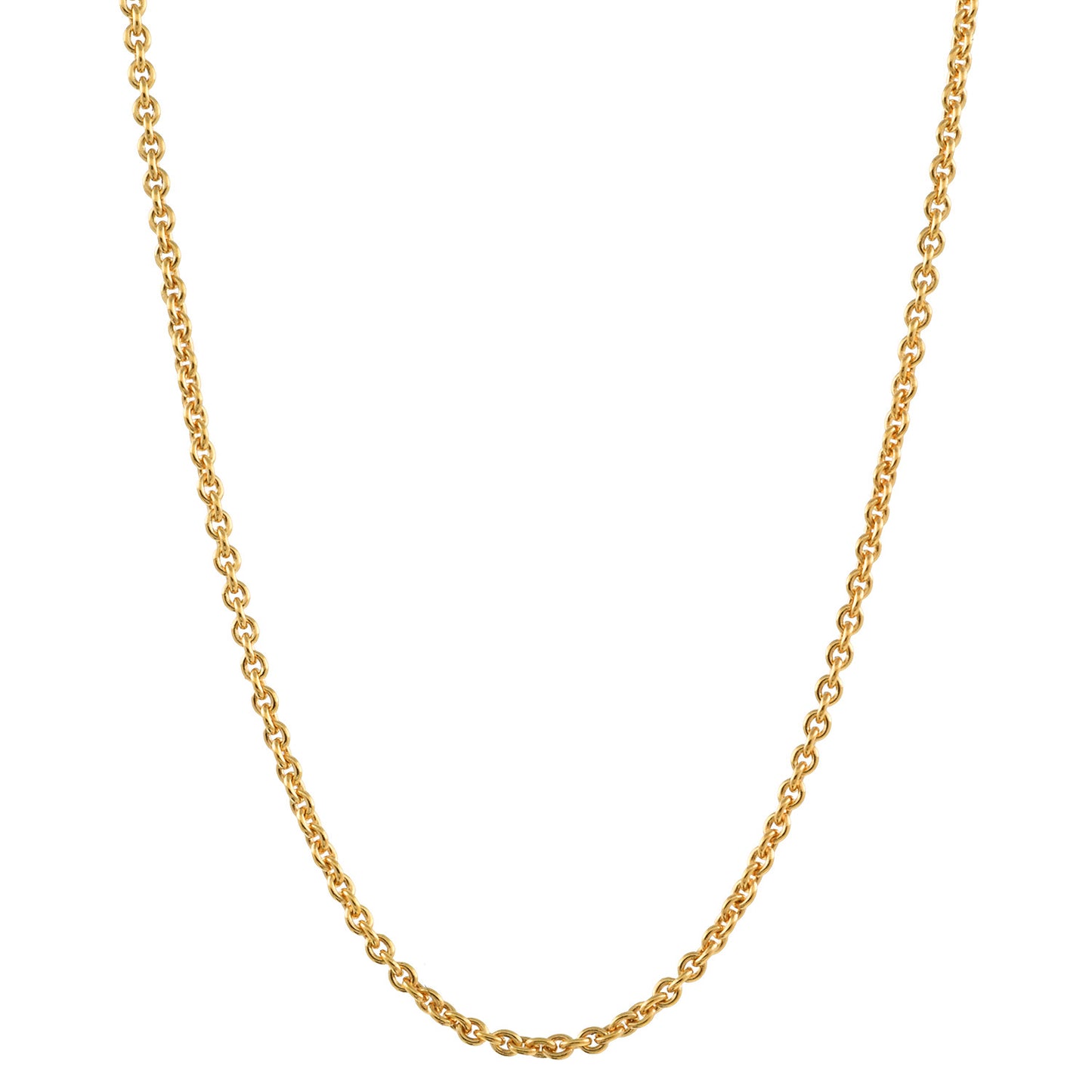 Ankerkette rund Halskette 750 - 18 Karat Gold Auswahl