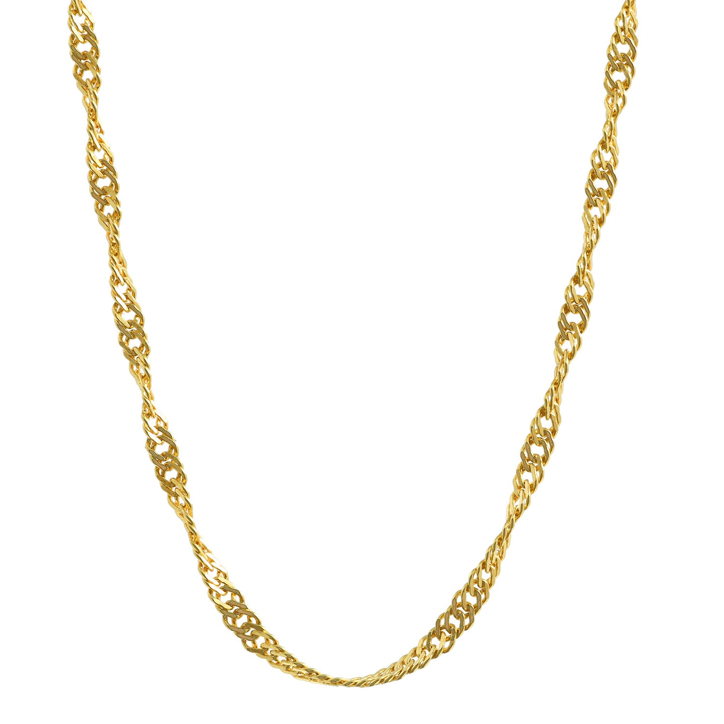 Singapurkette Halskette 333 - 8 Karat Gold Auswahl