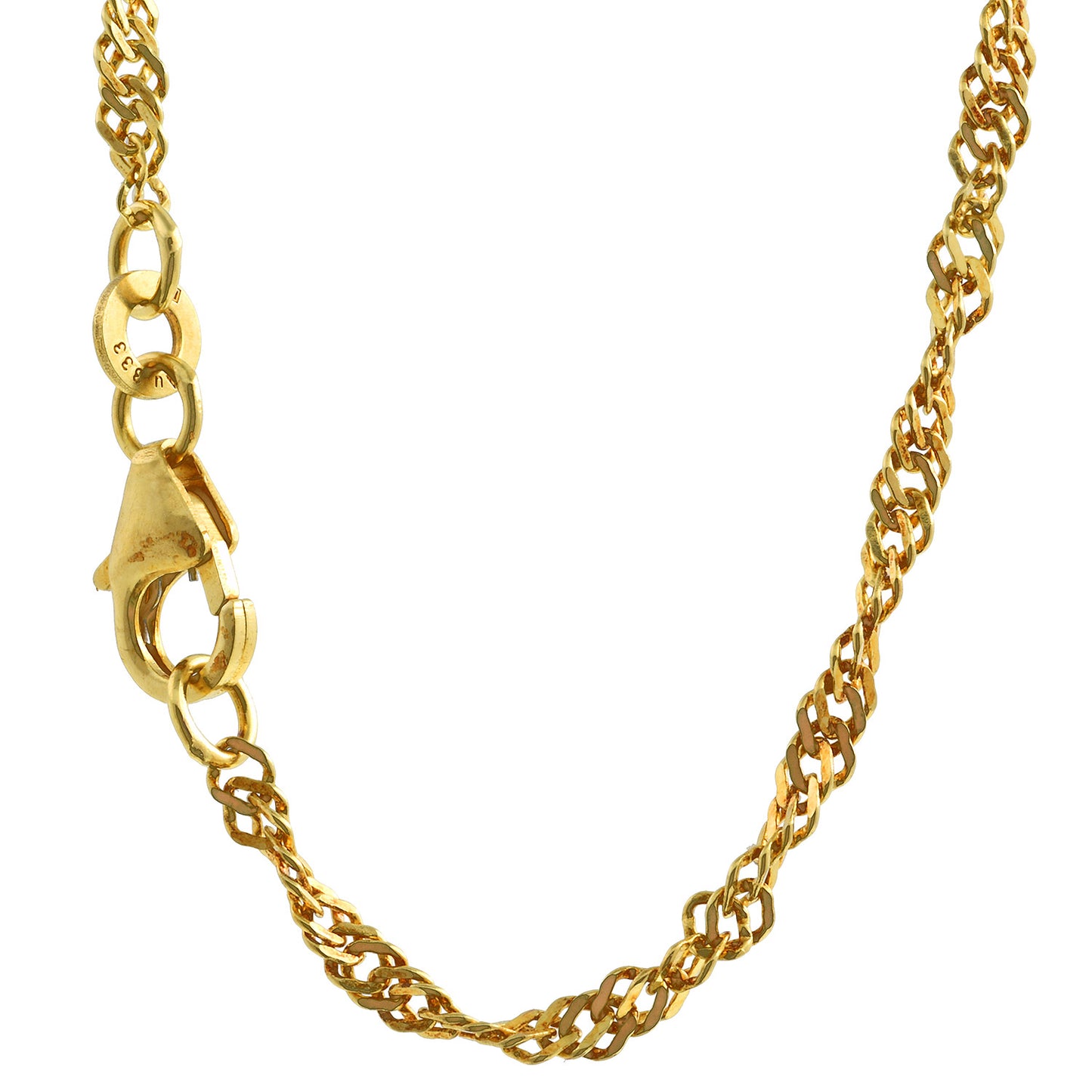 Singapurkette Halskette 333 - 8 Karat Gold Auswahl